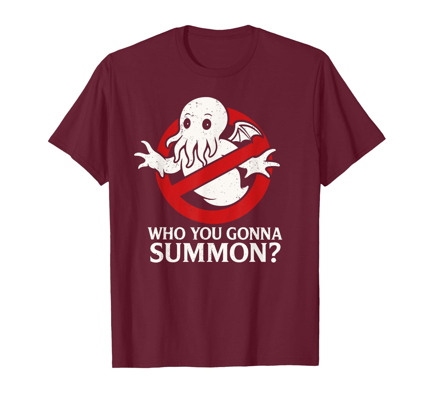 Vintage Cthulhu Parody Logo, Who You Gonna Summon Cthulhu T-Shirt