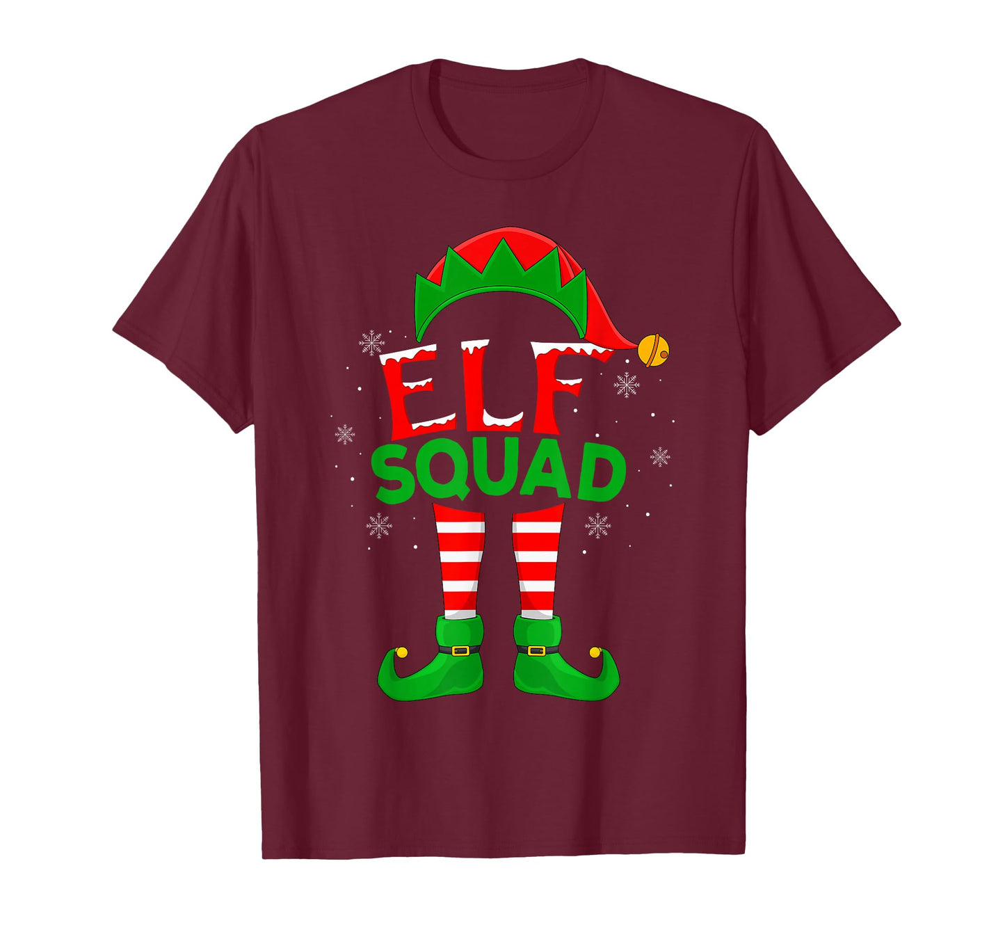 Elf Squad Matching Family Group Funny Elf Christmas T-Shirt