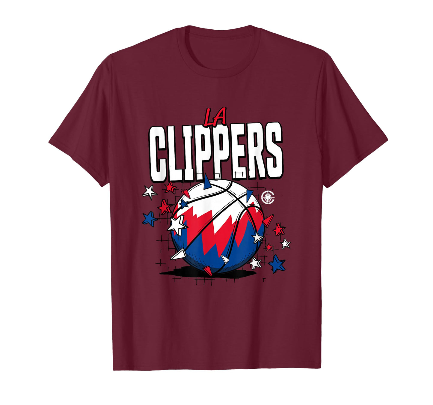 NBA Los Angeles Clippers Doodle Basketball Stars T-Shirt