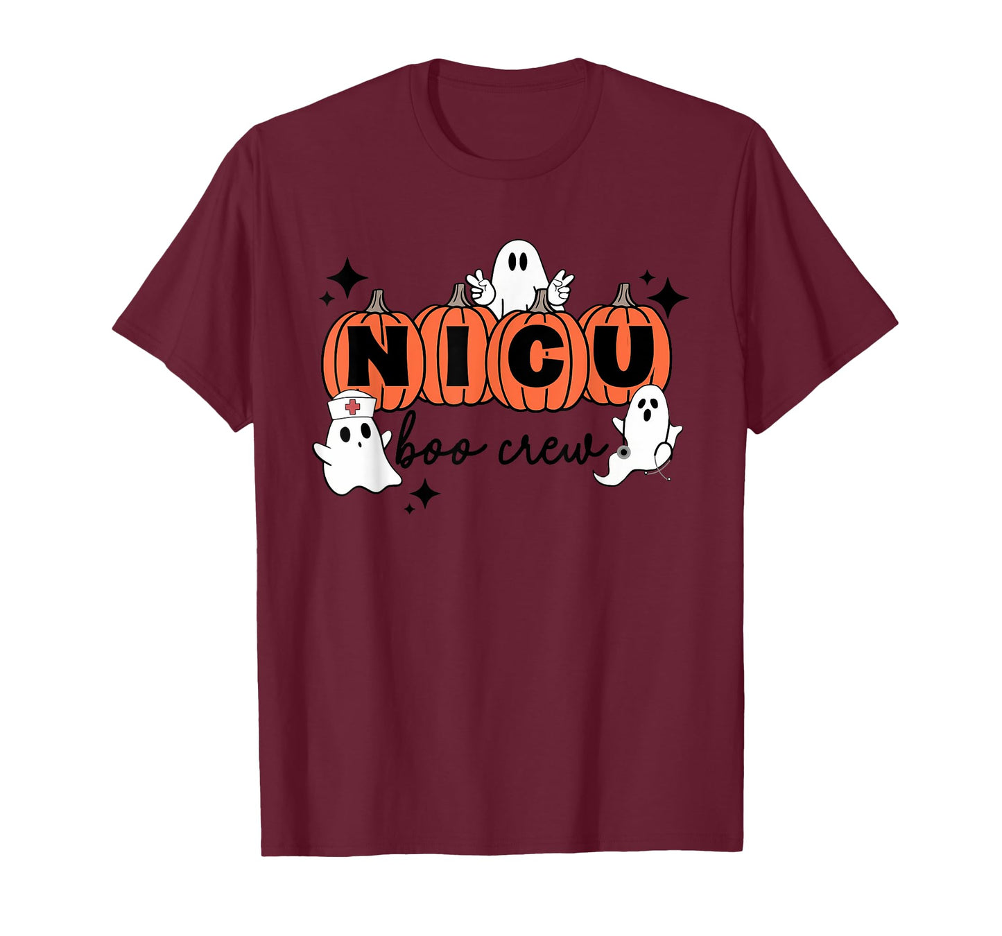 Funny NICU nurse shirt Halloween NICU boo crew NICU nurse T-Shirt