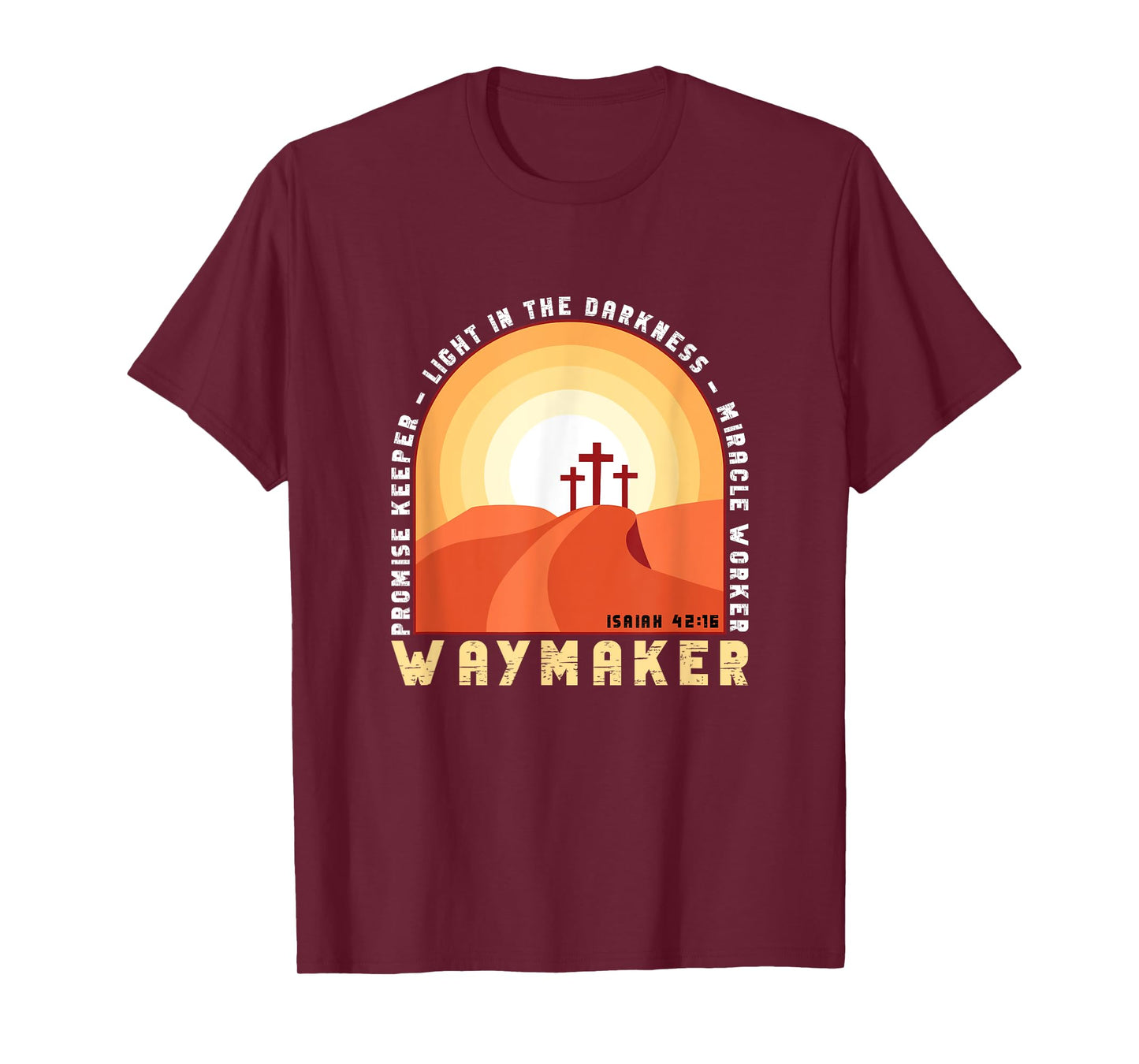 Vintage Waymaker Promise Keeper Miracle Worker Christian T-Shirt