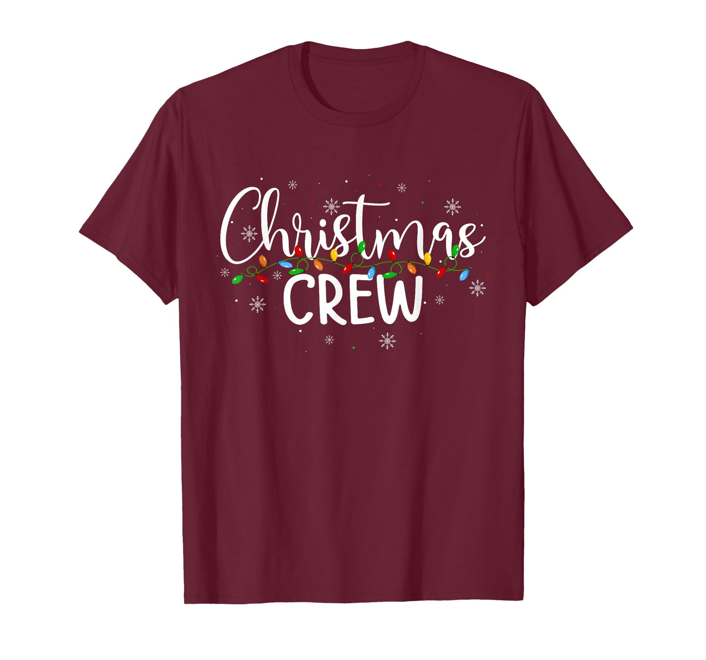Christmas Crew Pajamas Matching Family Group Holiday Xmas T-Shirt
