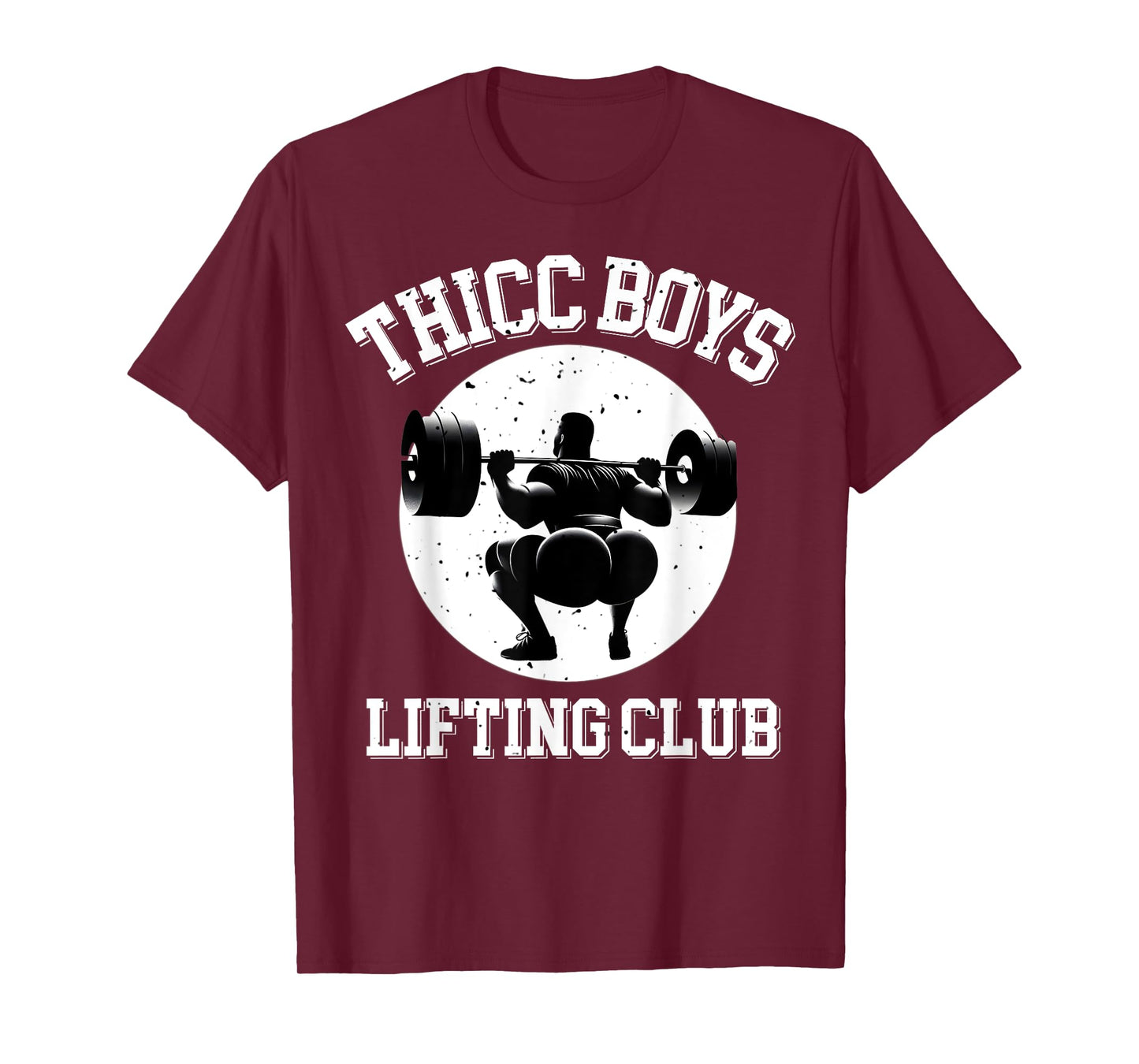 Thicc Boys Lifting Club Funny Gym Mens Squat Bodybuilding T-Shirt