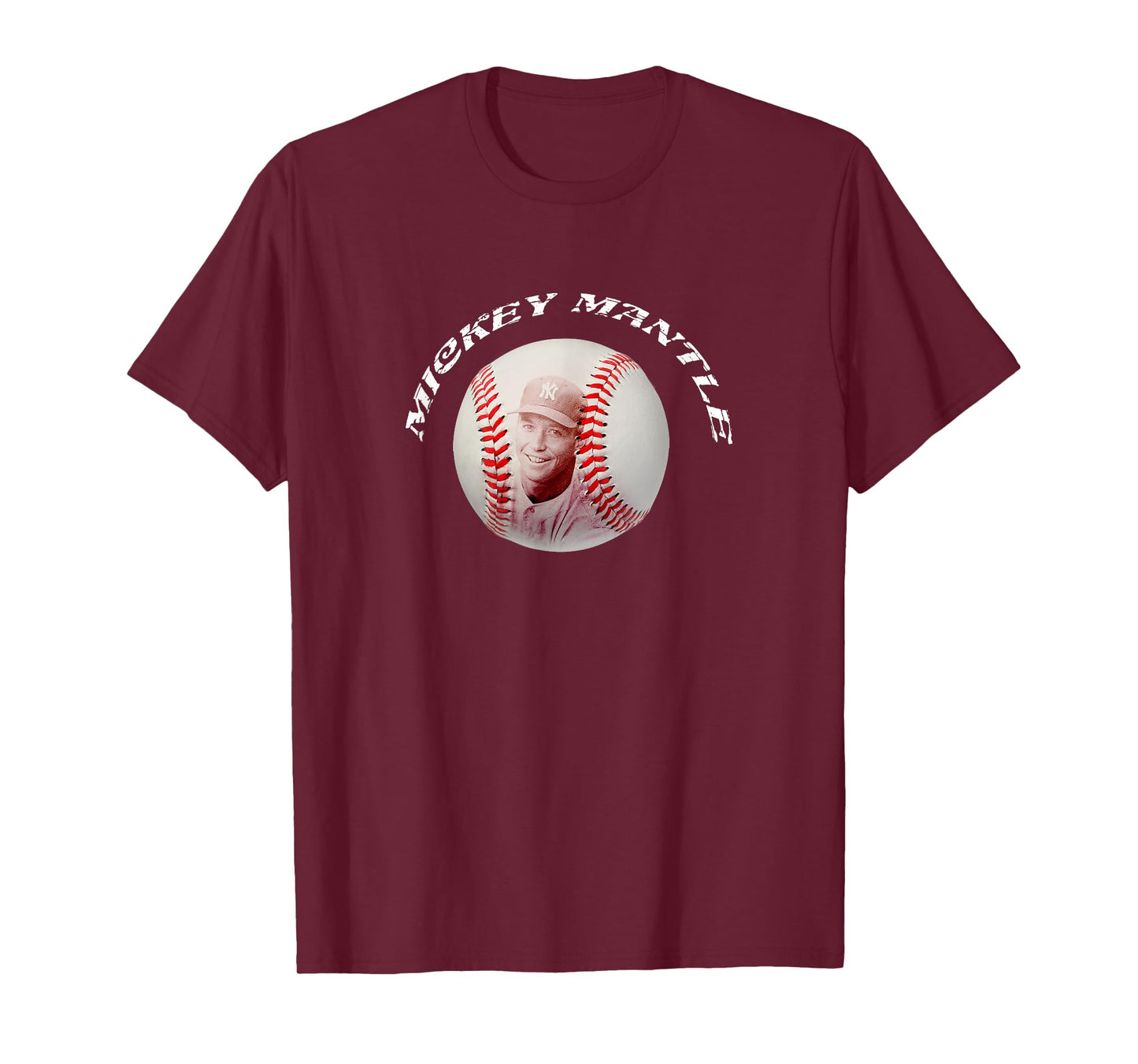 Mickey Mantle_Baseball_002 T-Shirt