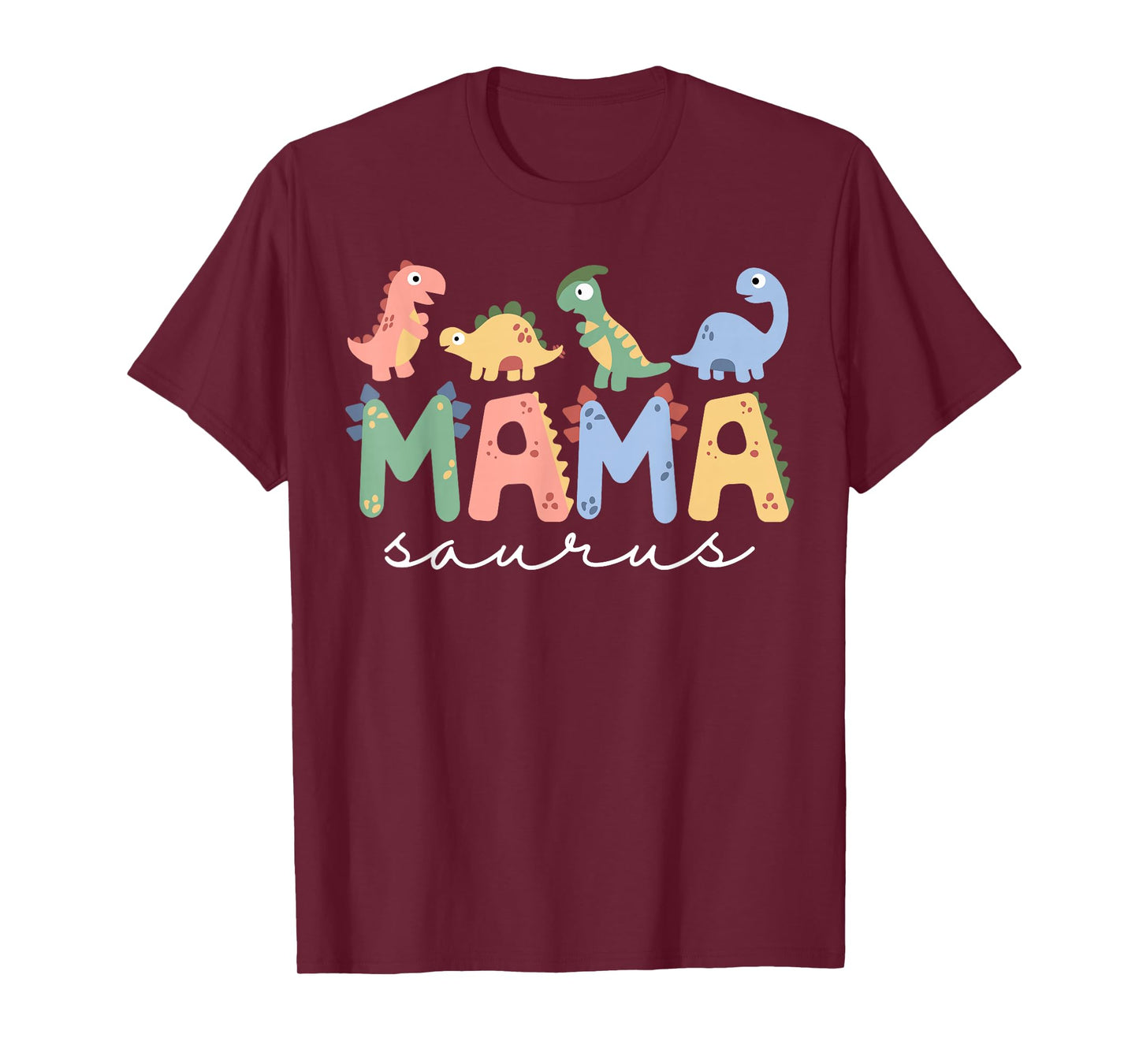 Funny Cute Mamasaurus T Rex Dinosaur Mama Saurus Family T-Shirt
