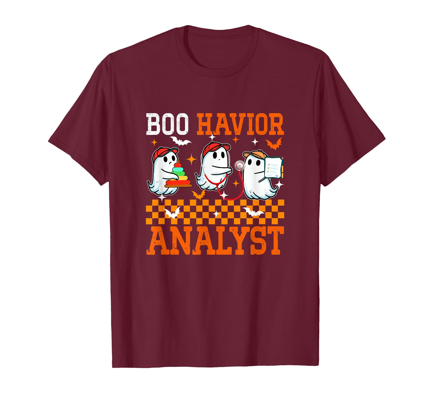Boo Havior Analyst Halloween Behavior Funny Therapist Nurse T-Shirt