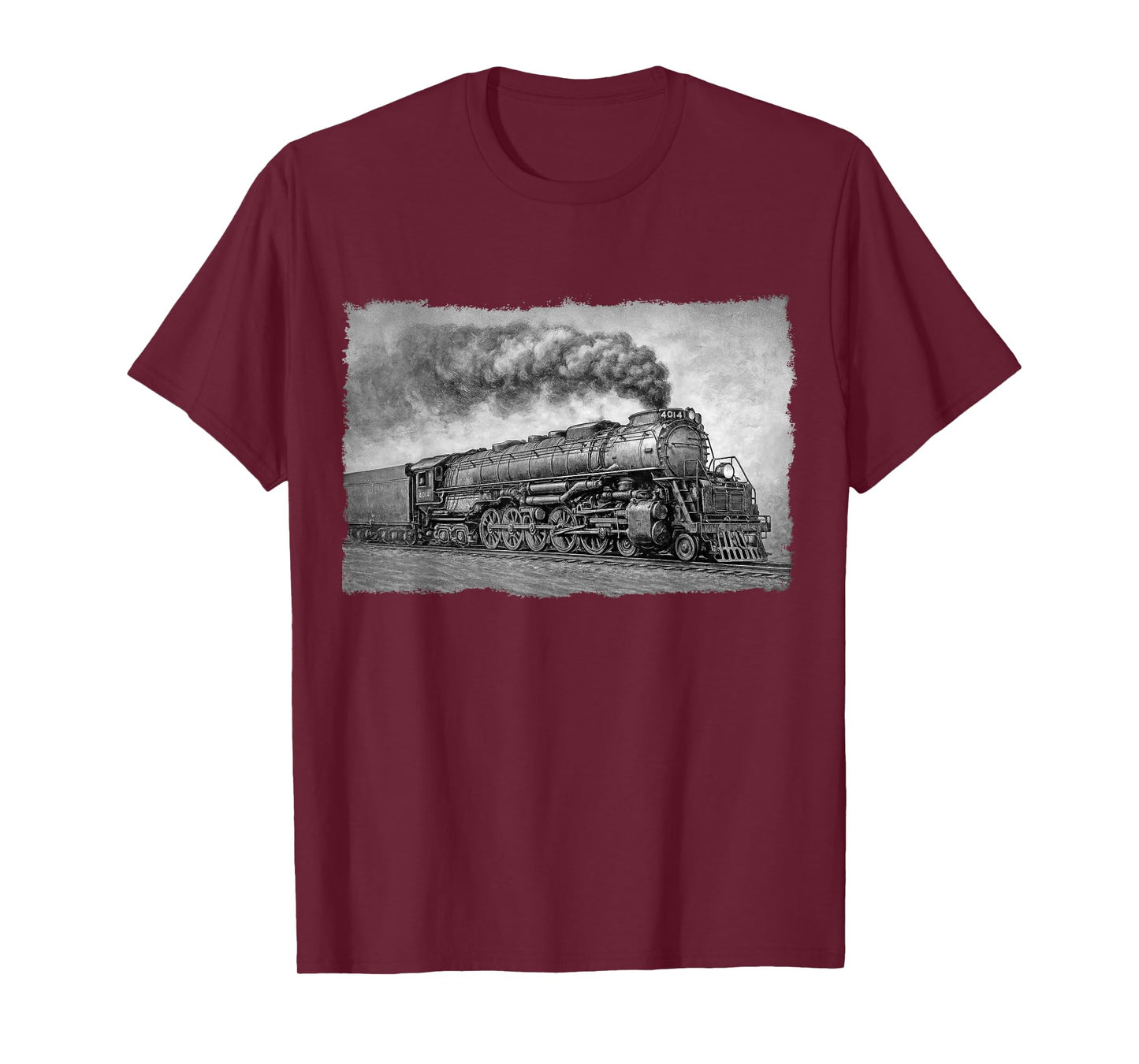 1940s Big Boy Steam Engine Locomotive - Vintage 4014 Train T-Shirt