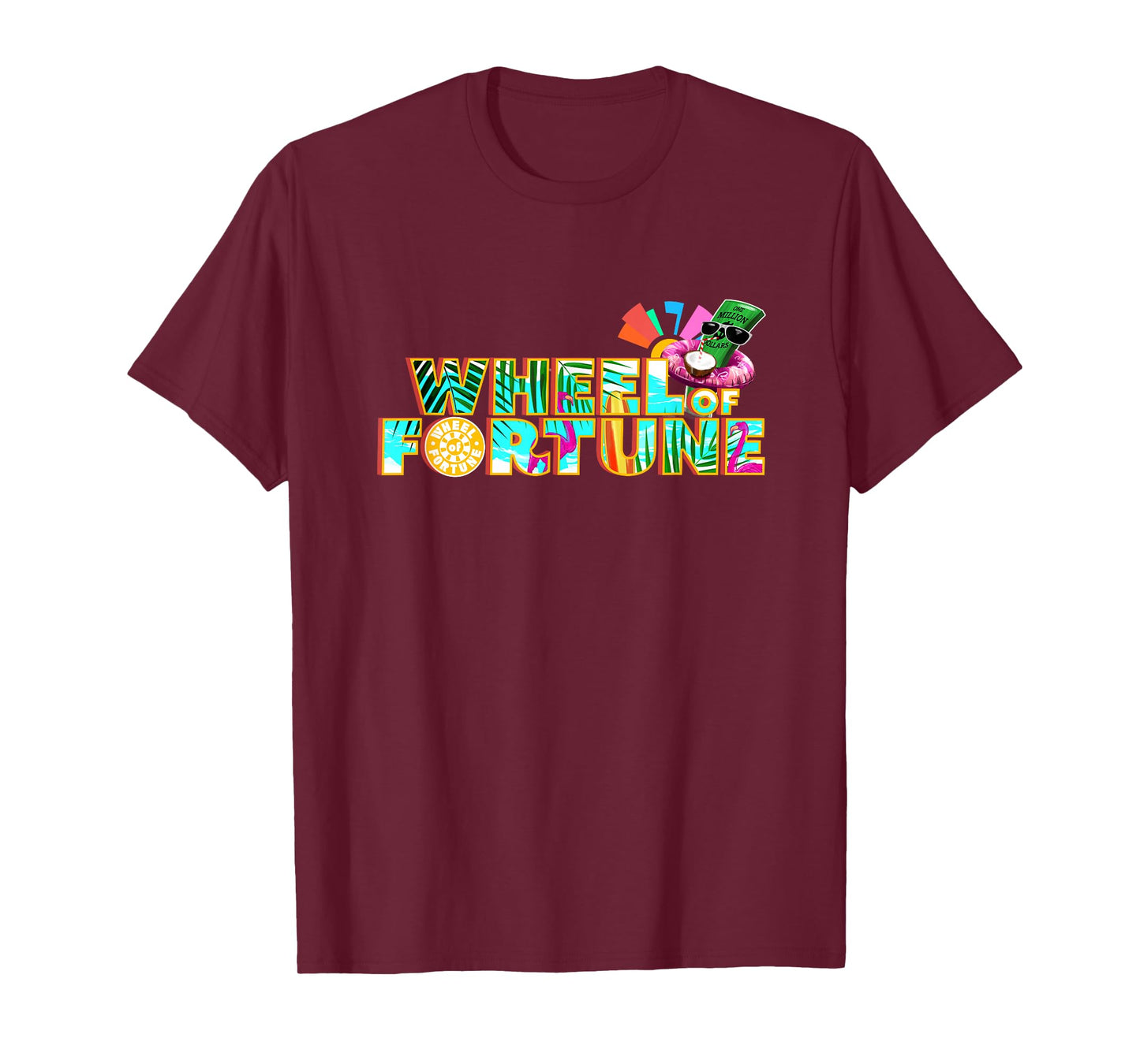 Wheel of Fortune Tropical Logo T-Shirt