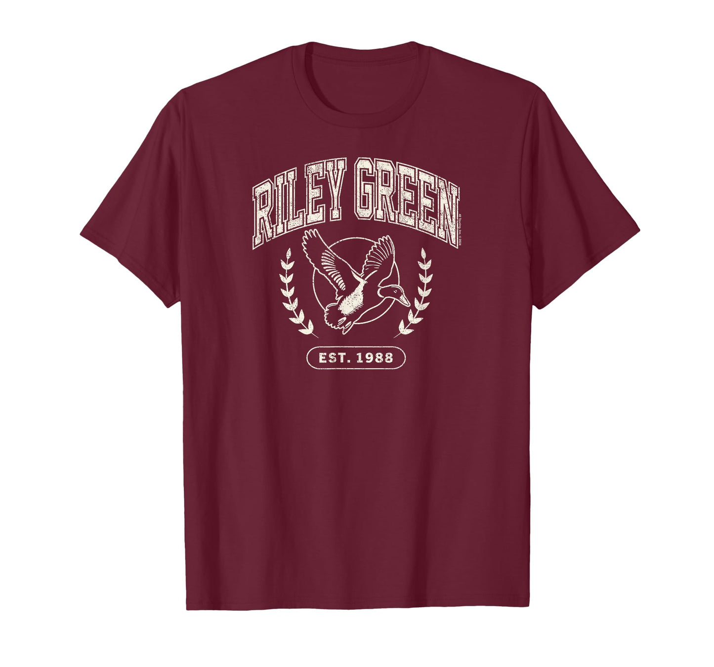 Riley Green - Collegiate Duck EST 1988 Country Singer T-Shirt