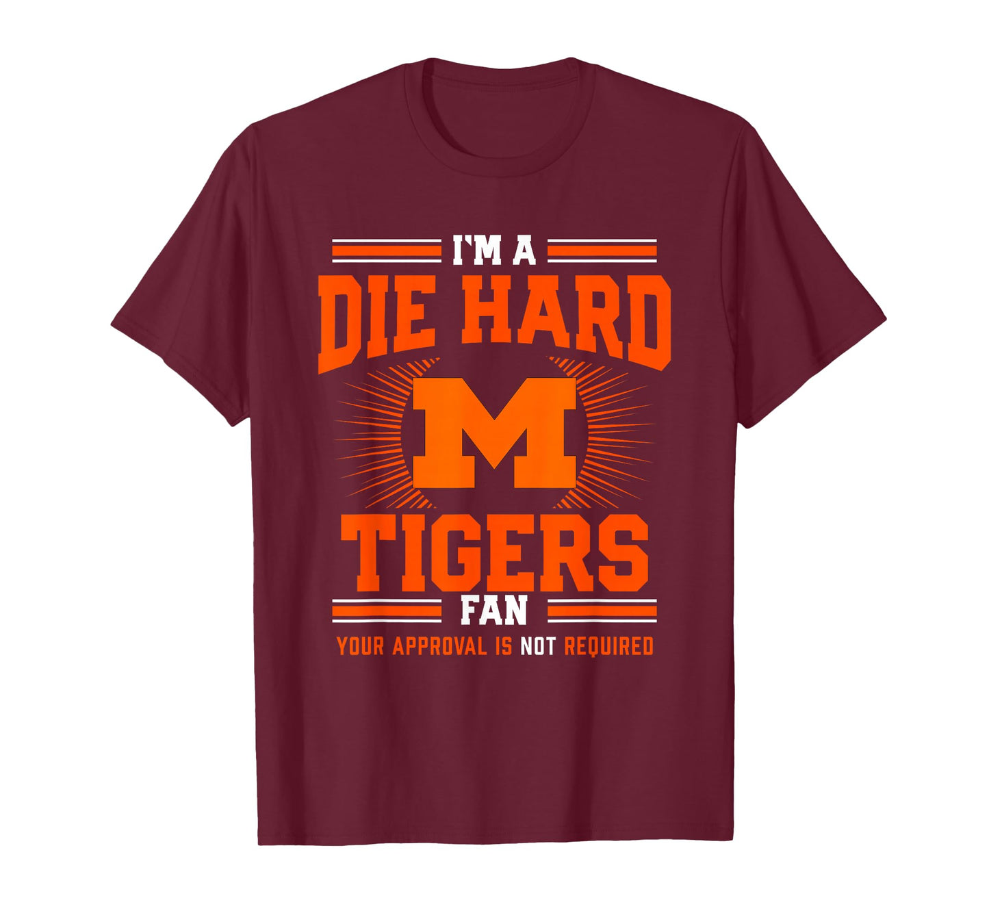 Massillon Tigers Logo Die Hard Fan HS T-Shirt