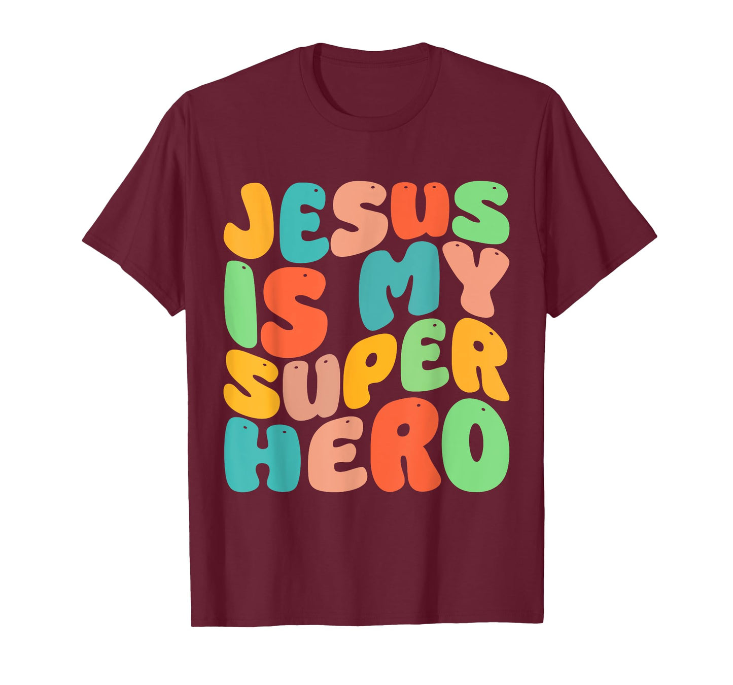 Jesus Is My Superhero Christian Religious T-Shirt