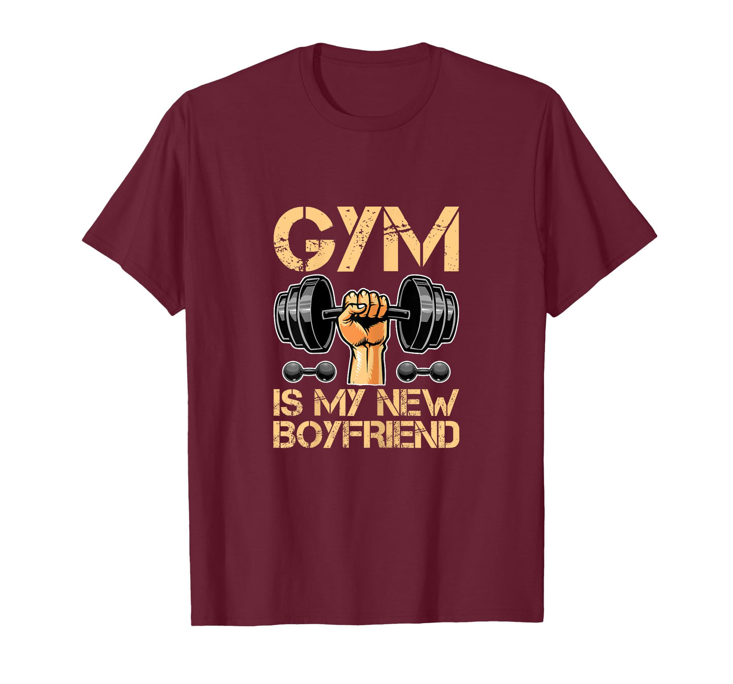 Gym Is My New Boyfriend Girl Bodybuilding Woman T-Shirt