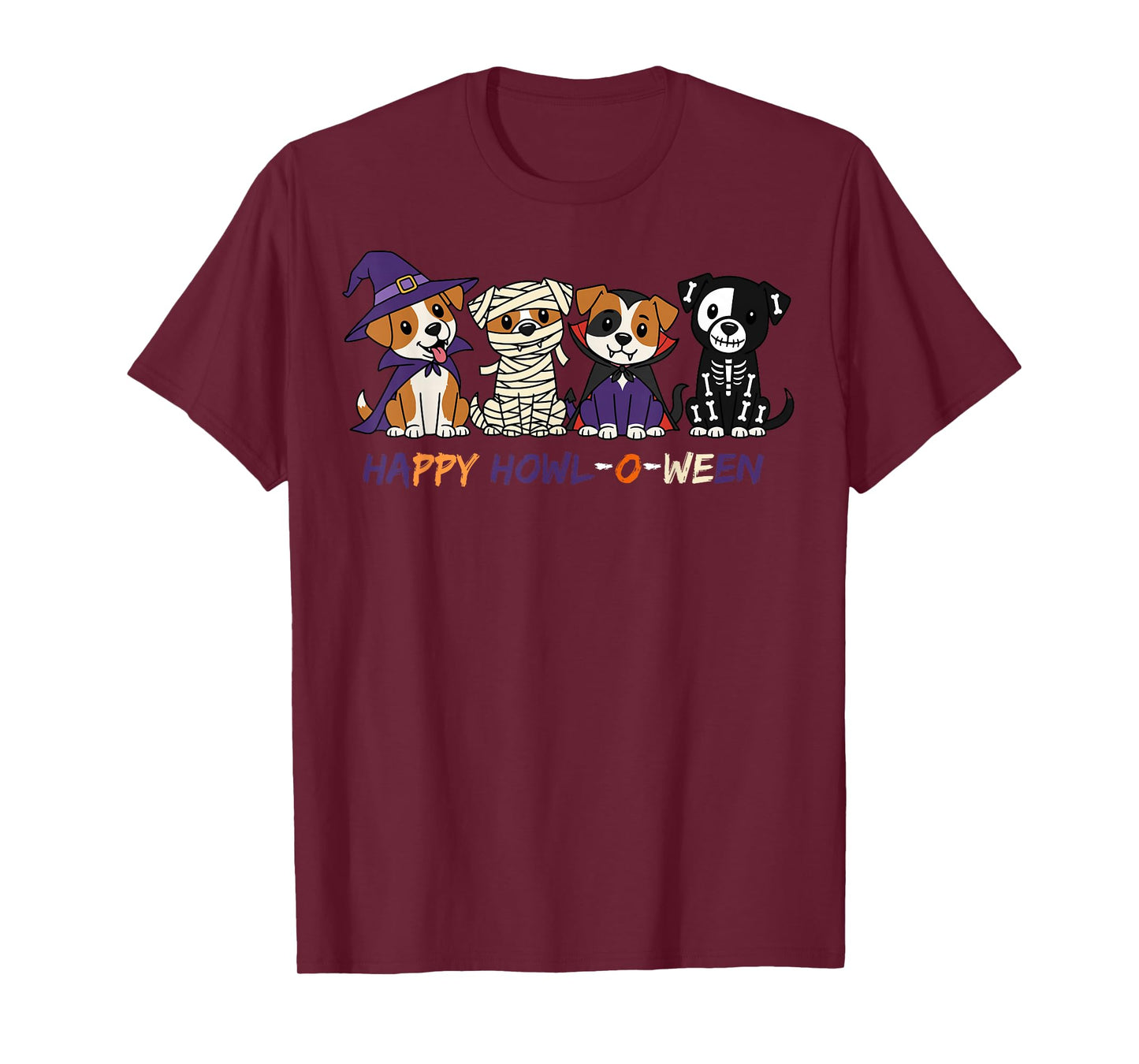 Funny Corgi Dog Halloween Happy Howl-o-ween T-Shirt