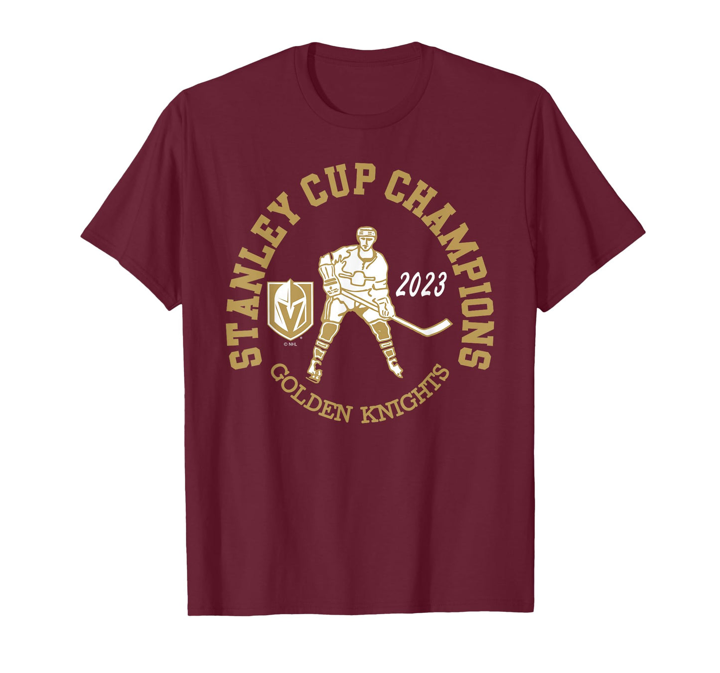Vegas Golden Knights Stanley Cup Champions 2023 Black T-Shirt