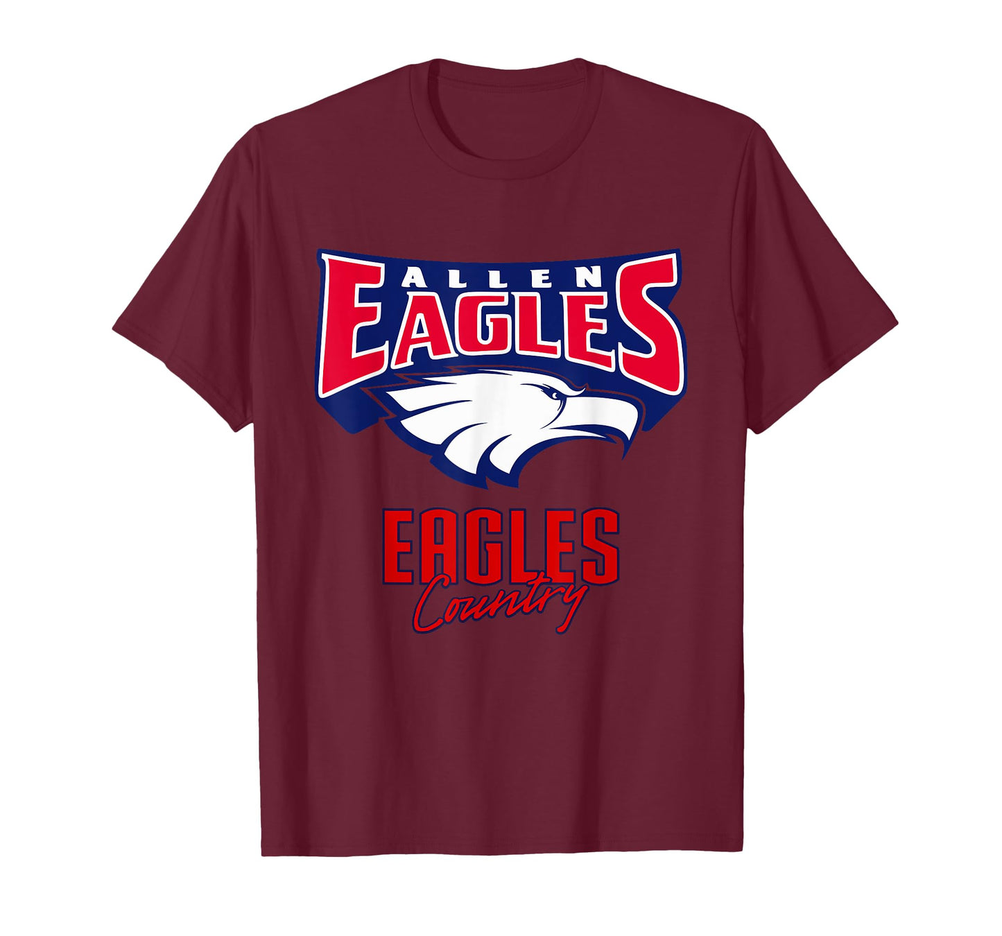Allen Eagles Logo Country HS T-Shirt