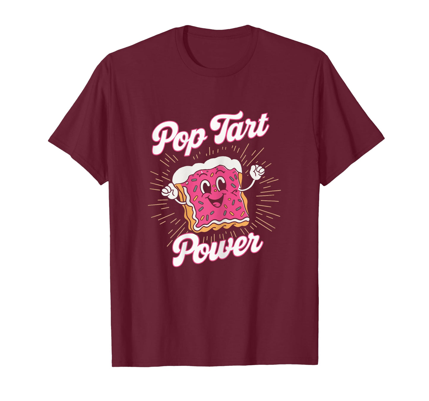 Pop Tart Power! Funny Gym Exercise Poptart Kawaii T-Shirt