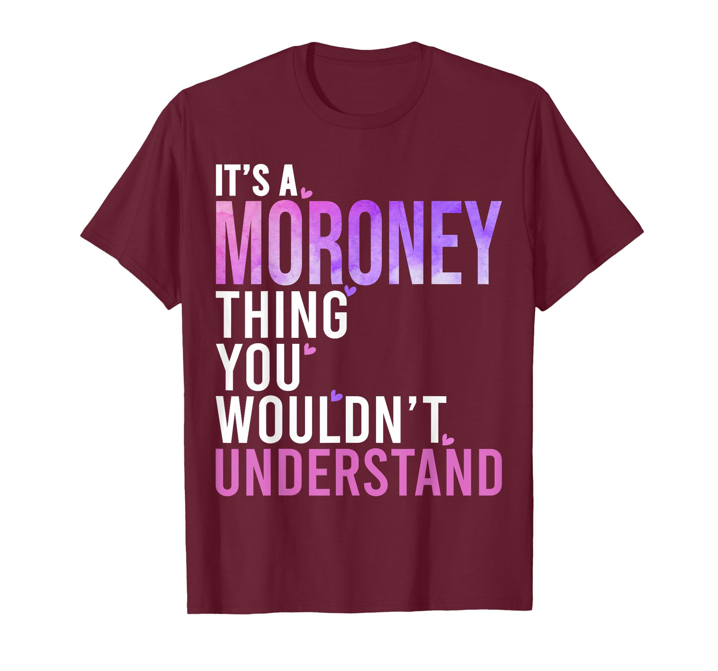 Retro Moroney First Name Personalized Moroney Groovy Vintage T-Shirt
