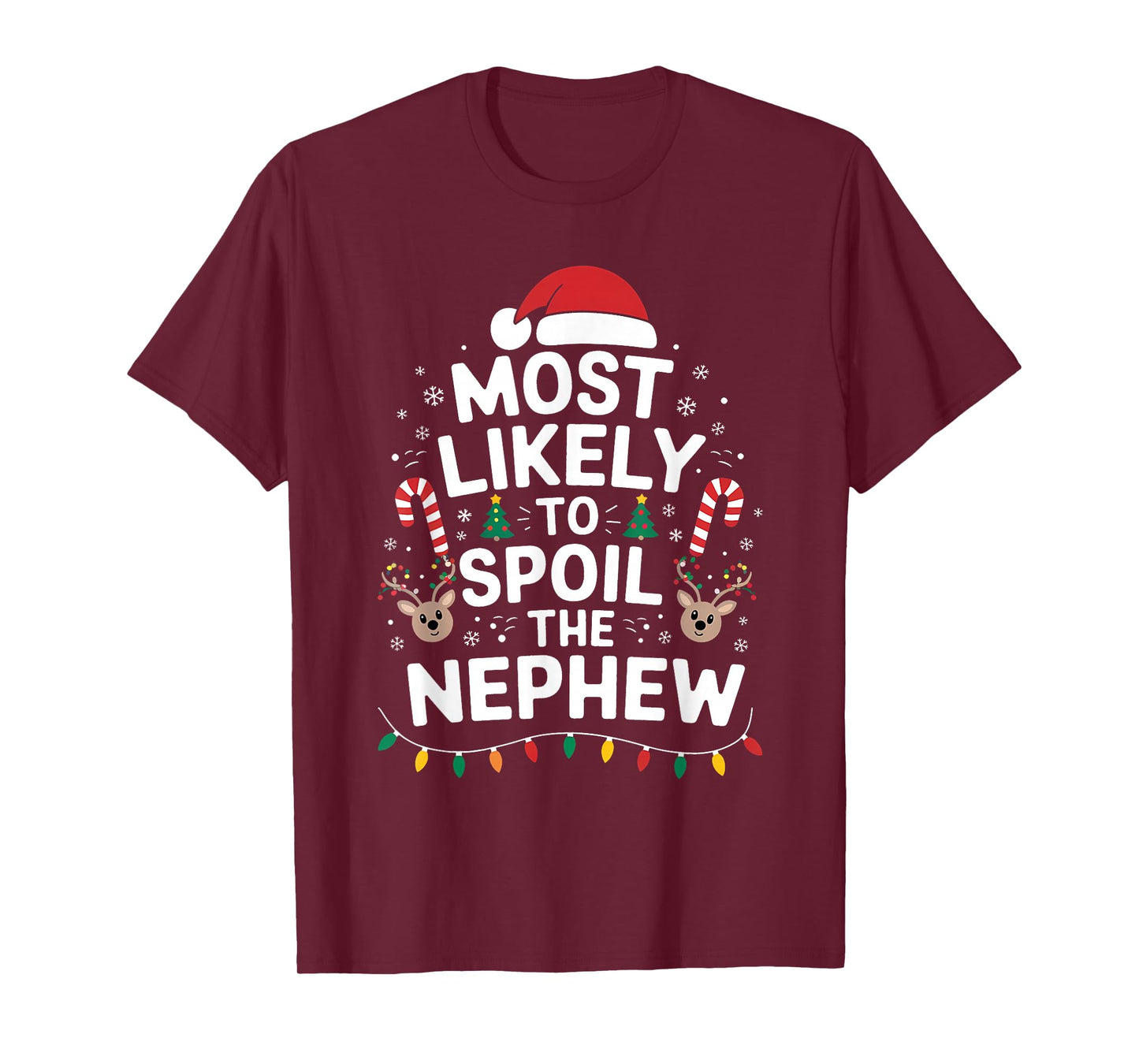 Most Likely to Spoil The Grandson Christmas Party Funny T-Shirt