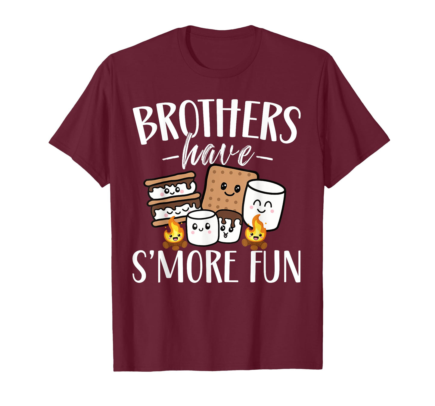 Brothers Have Smore Fun Funny Kawaii Smores Camping kids T-Shirt