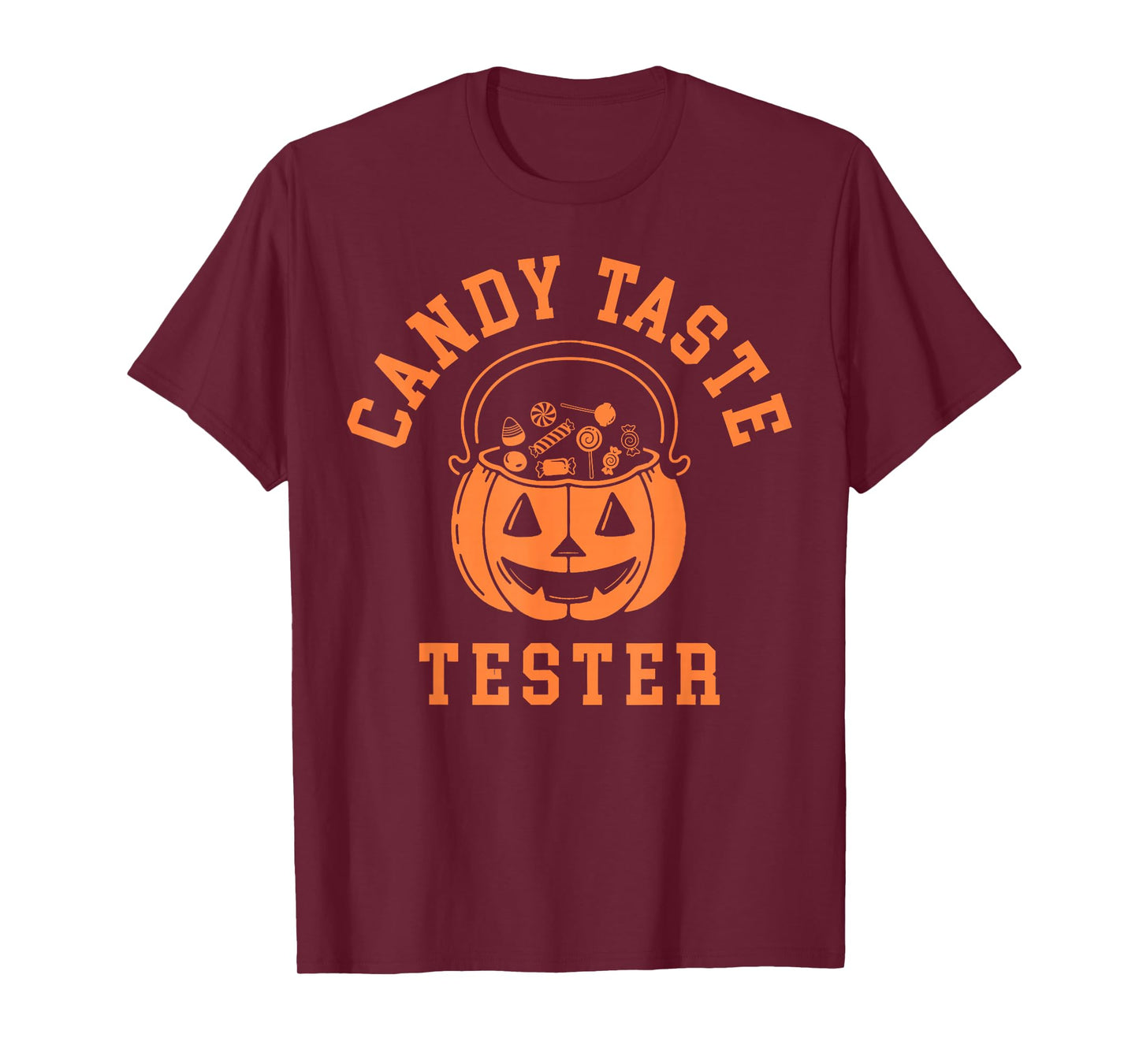 Halloween Candy Taste Tester Pumpkin Bucket Spooky Season T-Shirt