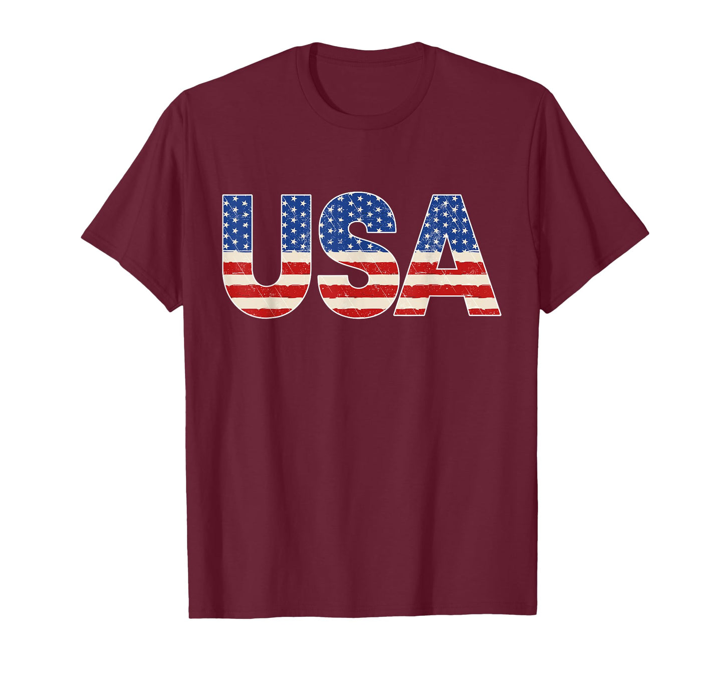 USA US Flag Patriotic 4th of July America Boys Mens Kids T-Shirt