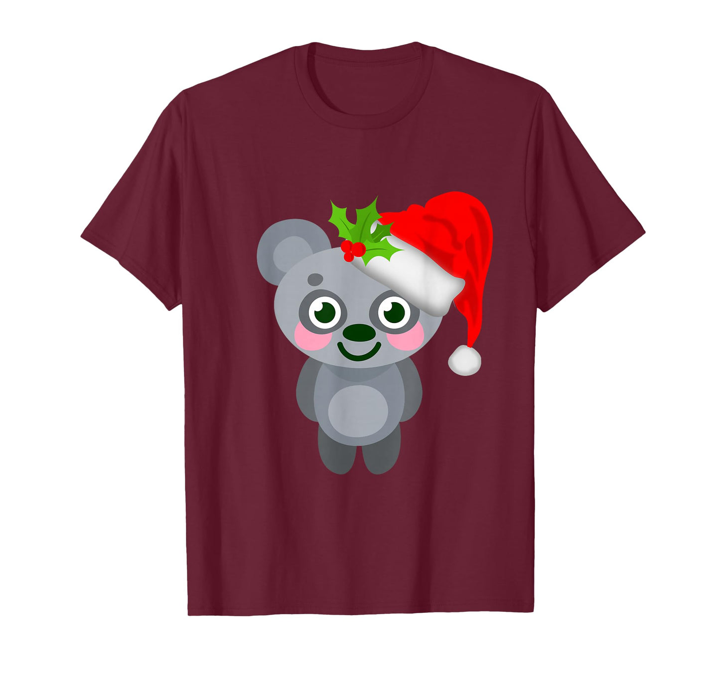 Christmas Koala Santa Claus Merry Xmas T-Shirt