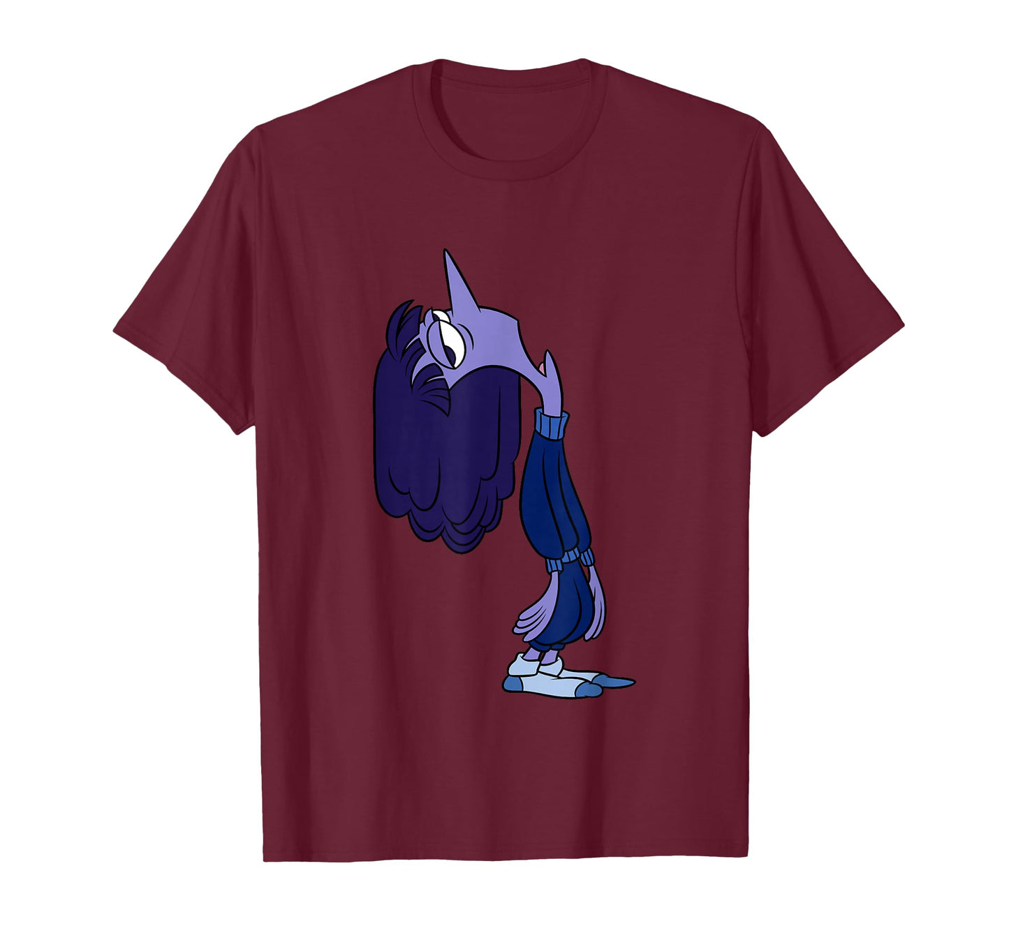Disney Pixar Inside Out 2 Ennui Laziness Big Chest Portrait T-Shirt