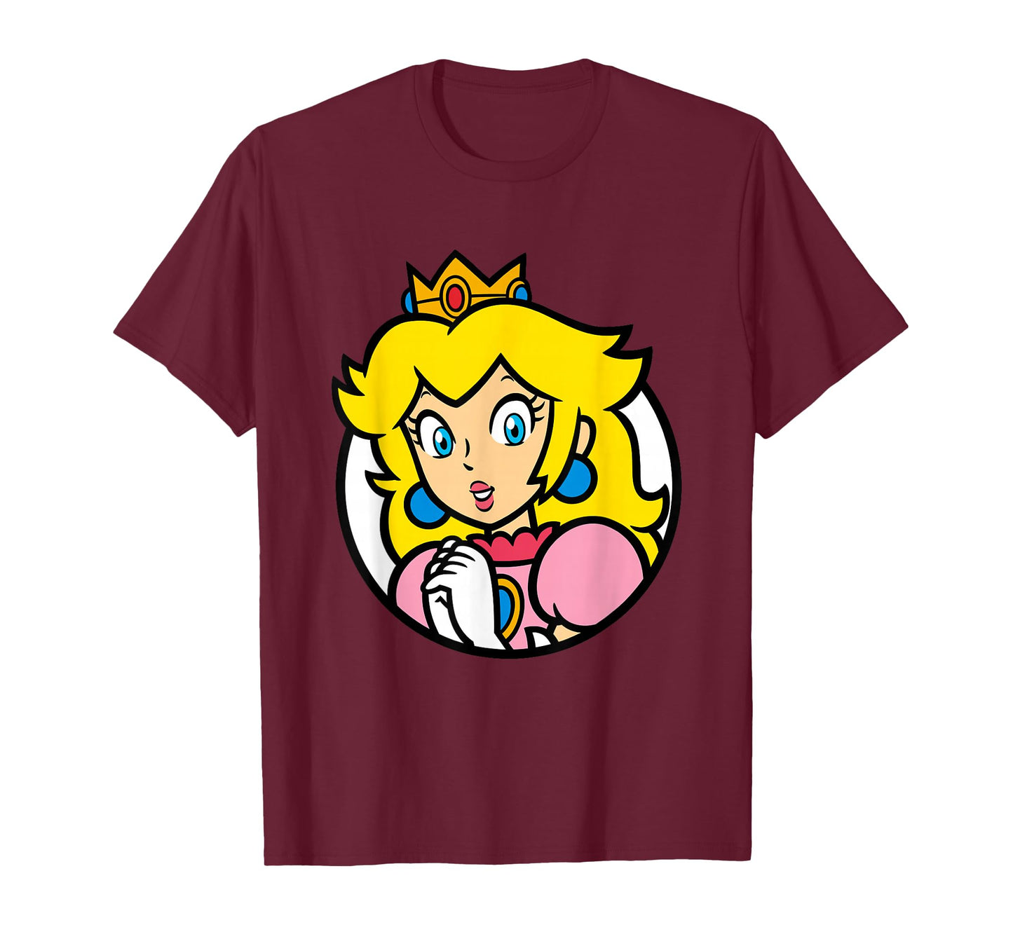 Super Mario Bros Princess Peach Nintendo Portrait T-Shirt
