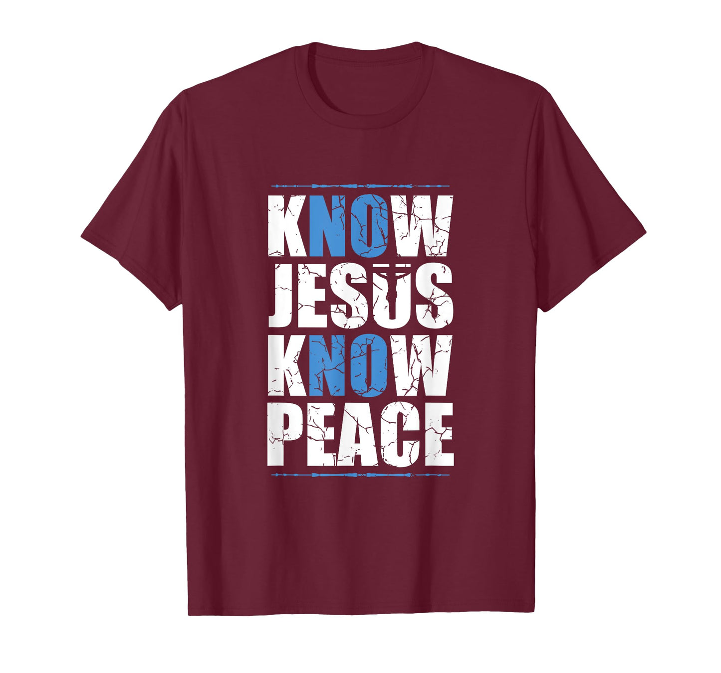 Jesus Love Bible Know Jesus Know Peace No Jesus No Peace T-Shirt