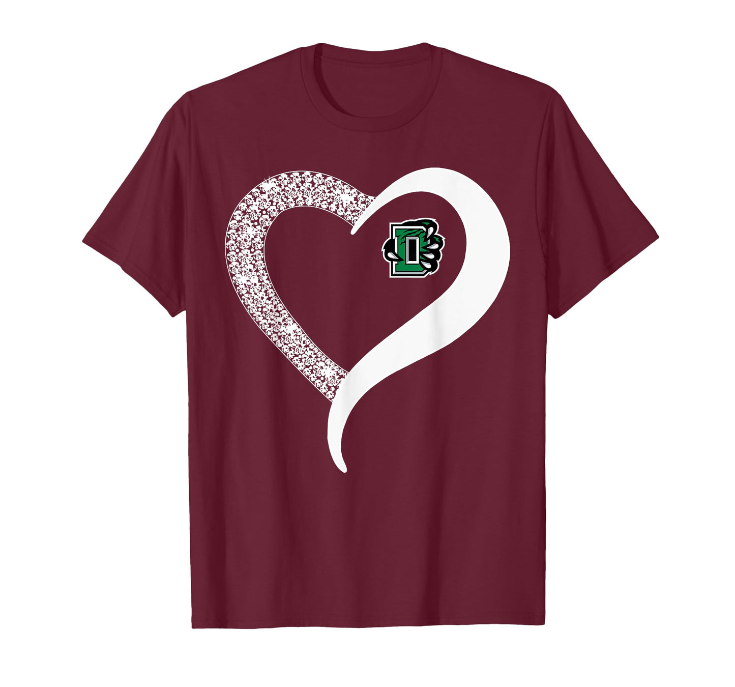 Derby Panthers Logo Diamond Heart HS T-Shirt