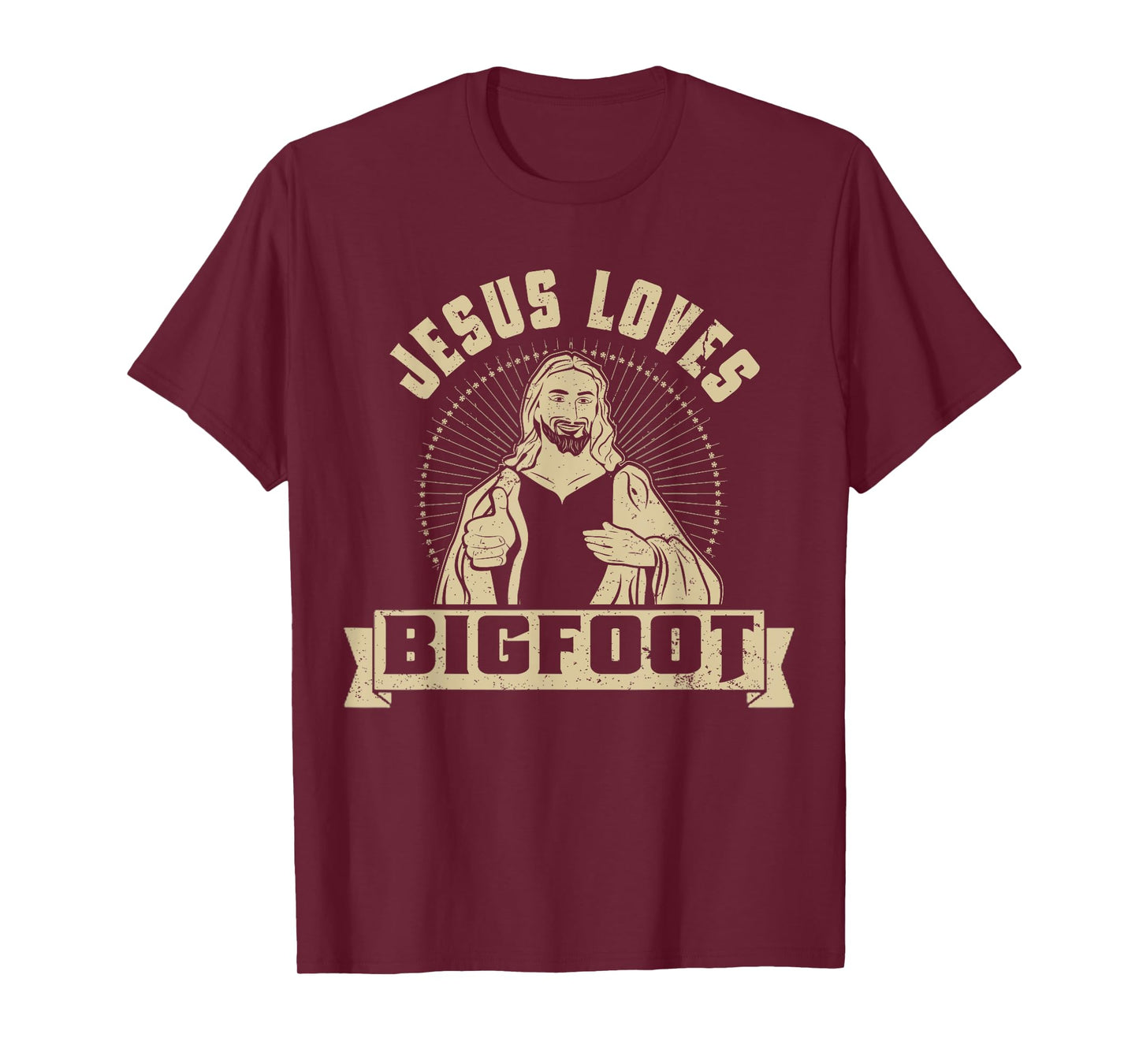 Jesus Love Shirt Jesus Loves Bigfoot Shirt