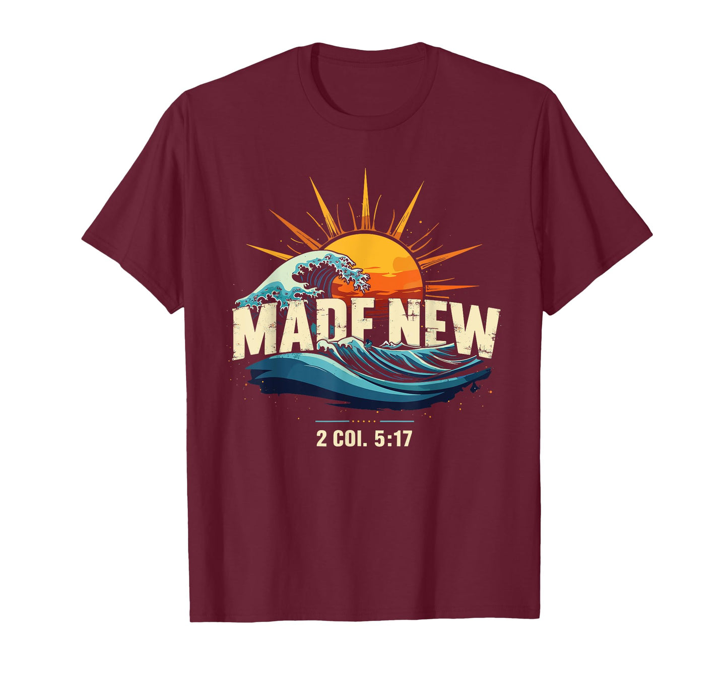 Made New Baptism Shirt Christian Shirts For Youth Baptized T-Shirt