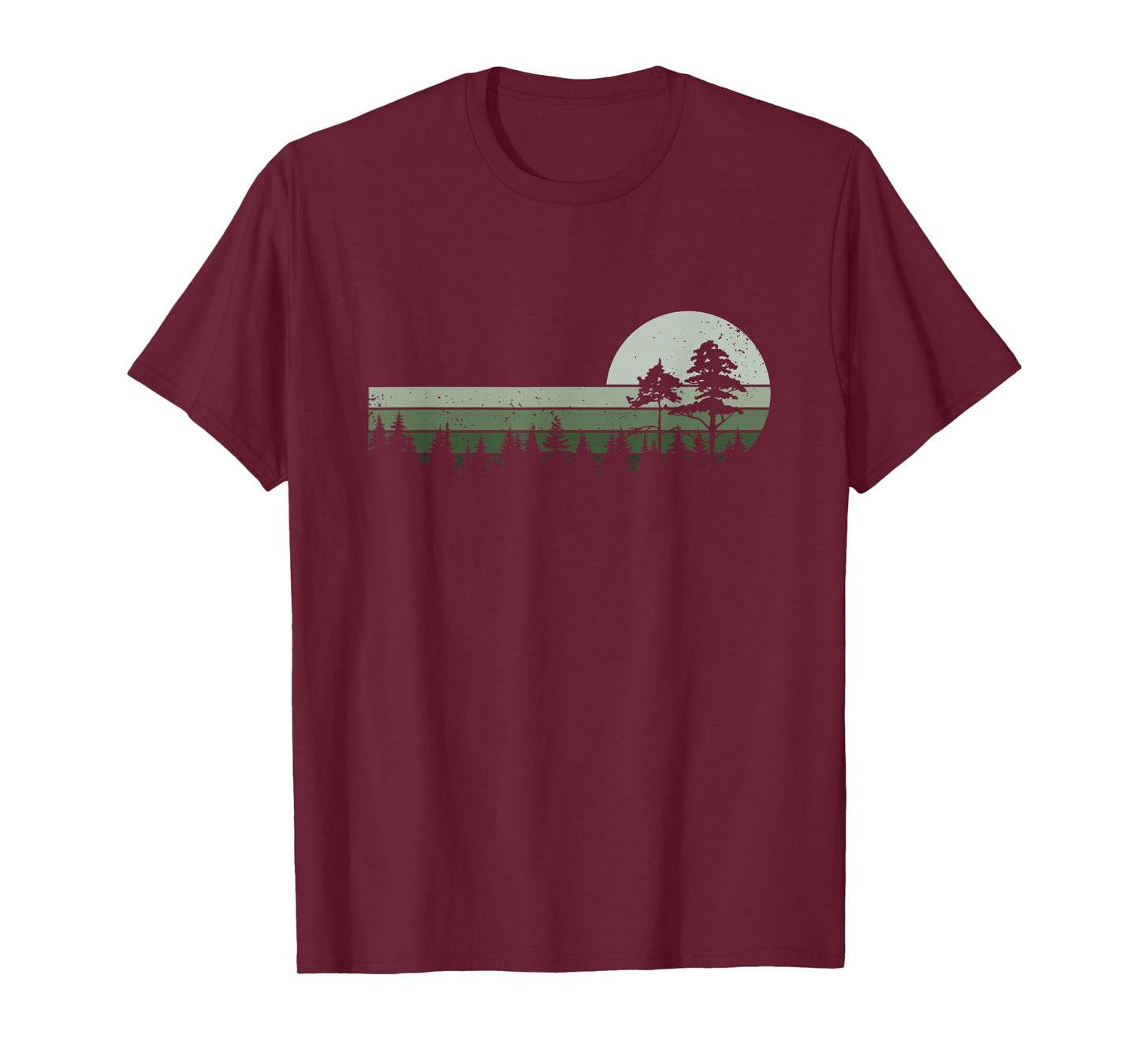 Vintage Forest Trees Wildlife Nature T-Shirt