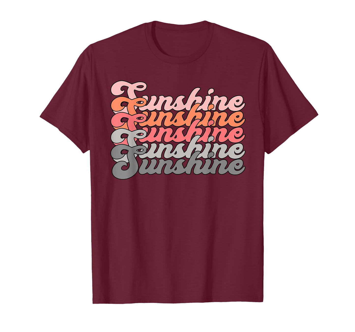 Womens Funny T-Shirt Sunshine Cute Sunshine Graphic Tees T-Shirt