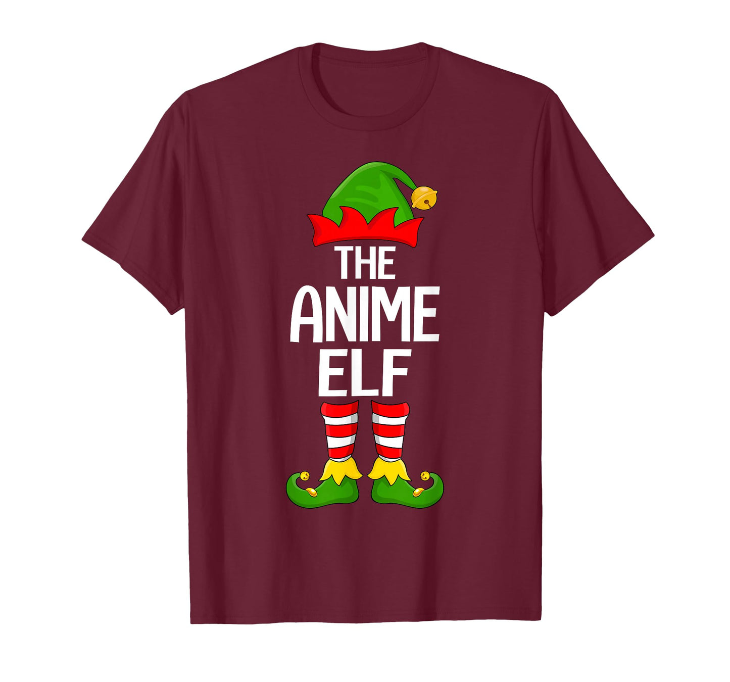 Anime Elf Xmas Matching Family Elf Squad Christmas T-Shirt