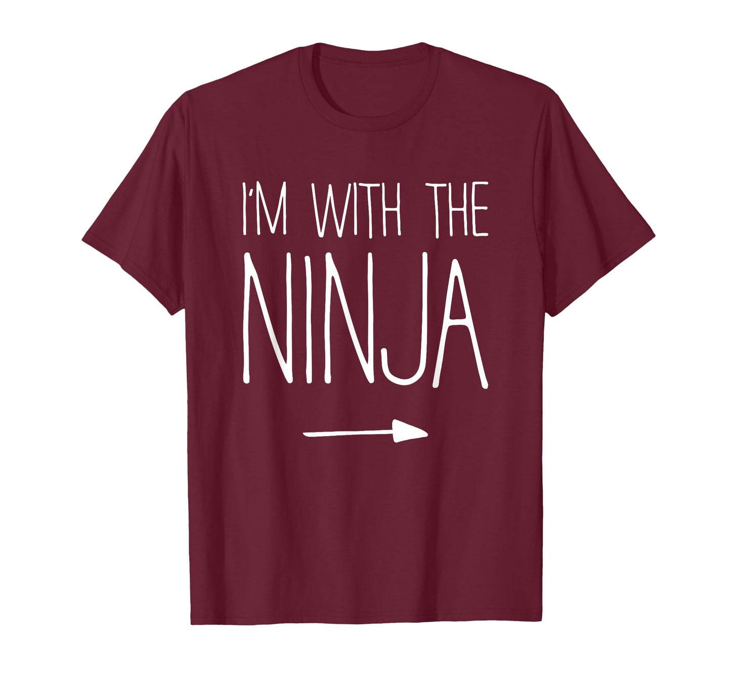 I'm With The Ninja Shirt Adult Kids Men Women Costume T-Shirt