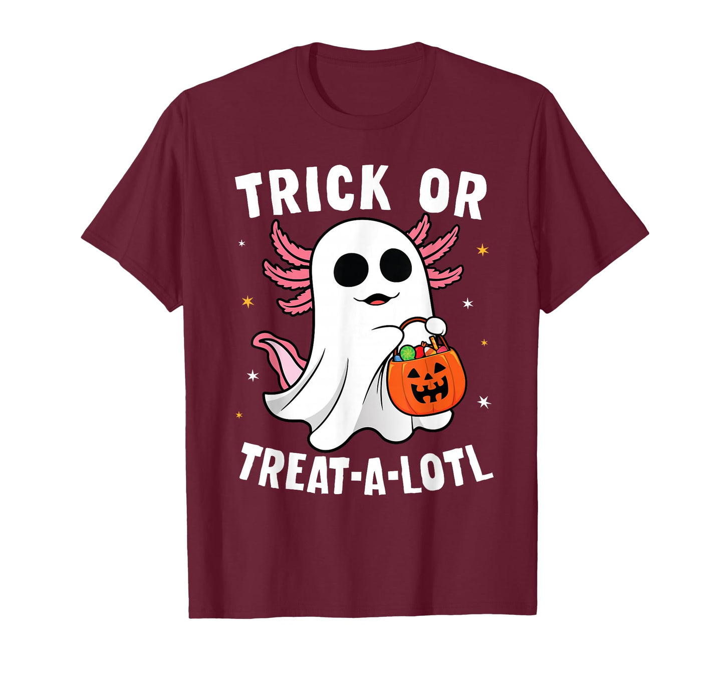Trick or Treat A Lotl Axolotl Halloween Costume Toddler Kids T-Shirt