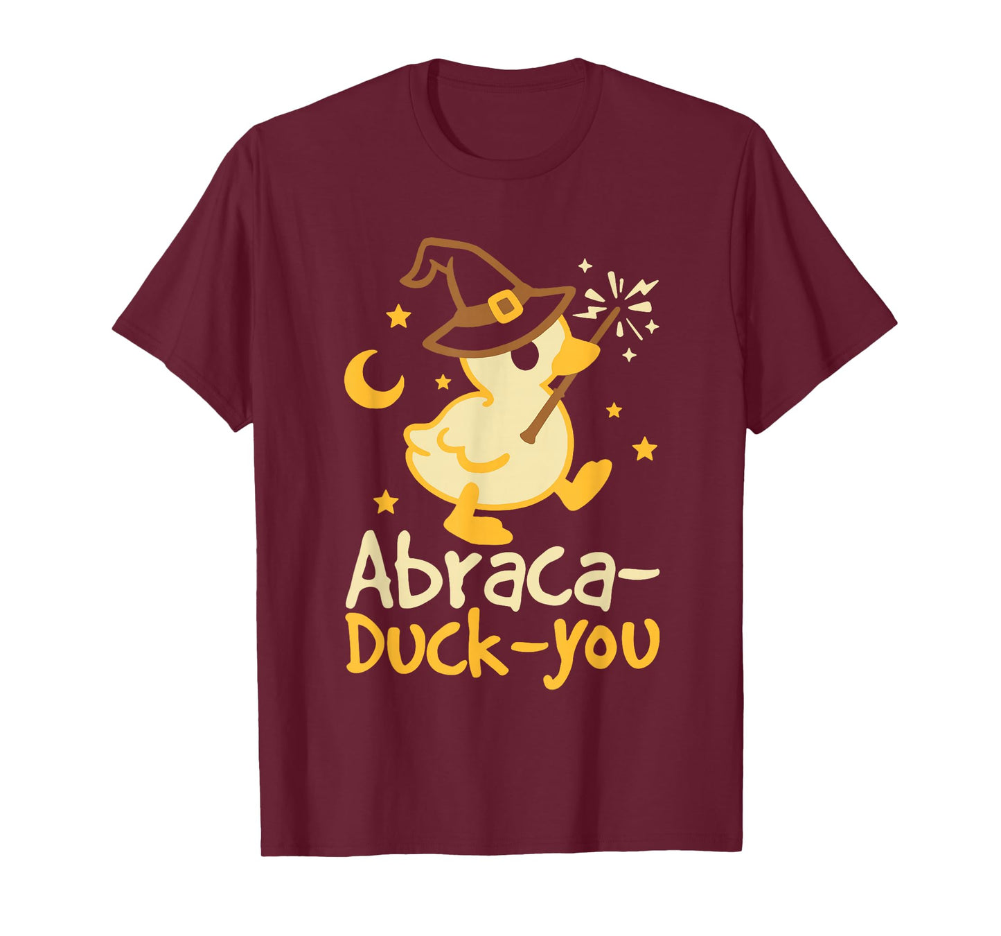 Abraca Duck You Funny Duck Witch Halloween T-Shirt