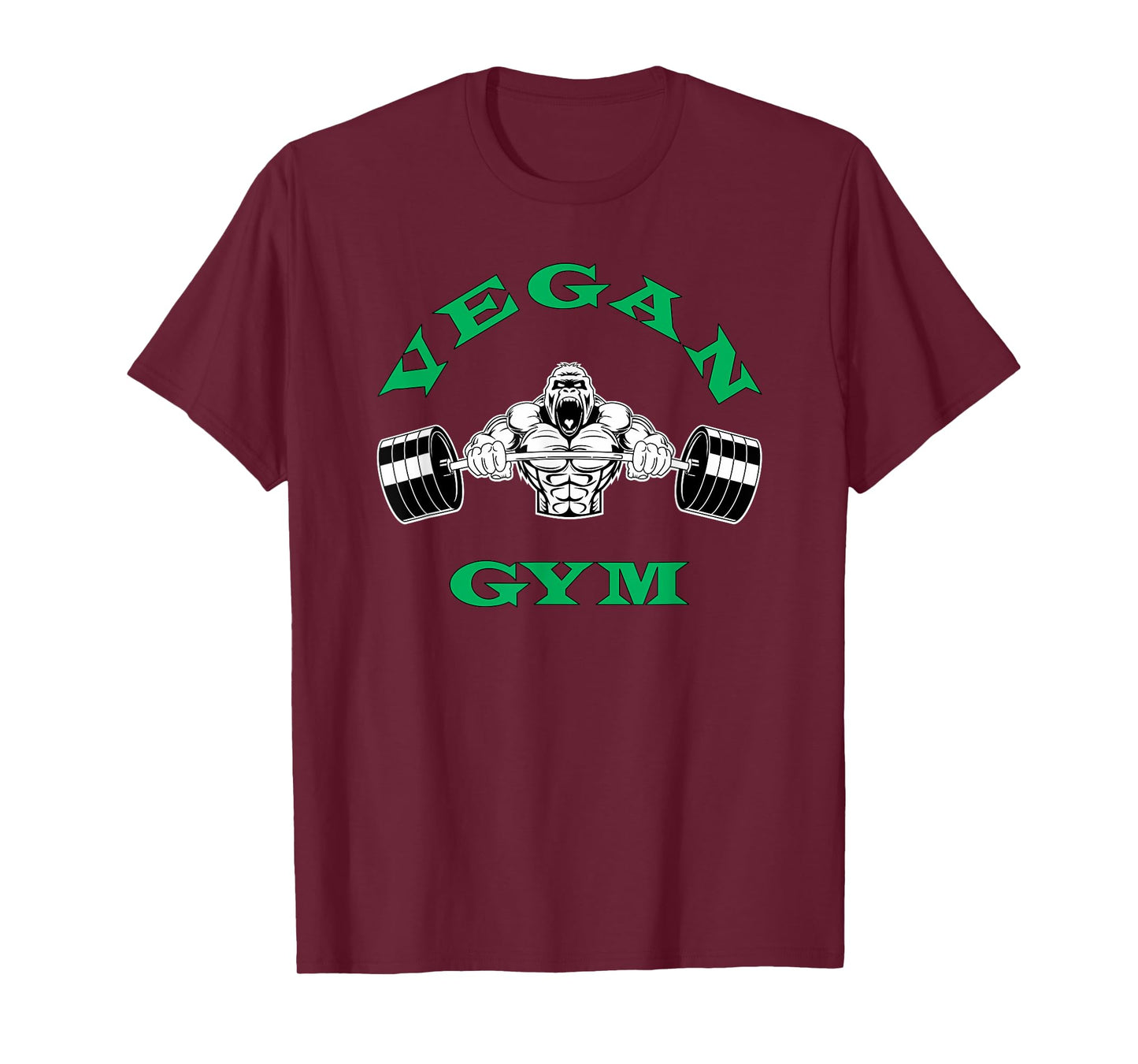 Vegan Shirt - Strong Gorilla Vegetarian Plant Based Gym Tee T-Shirt