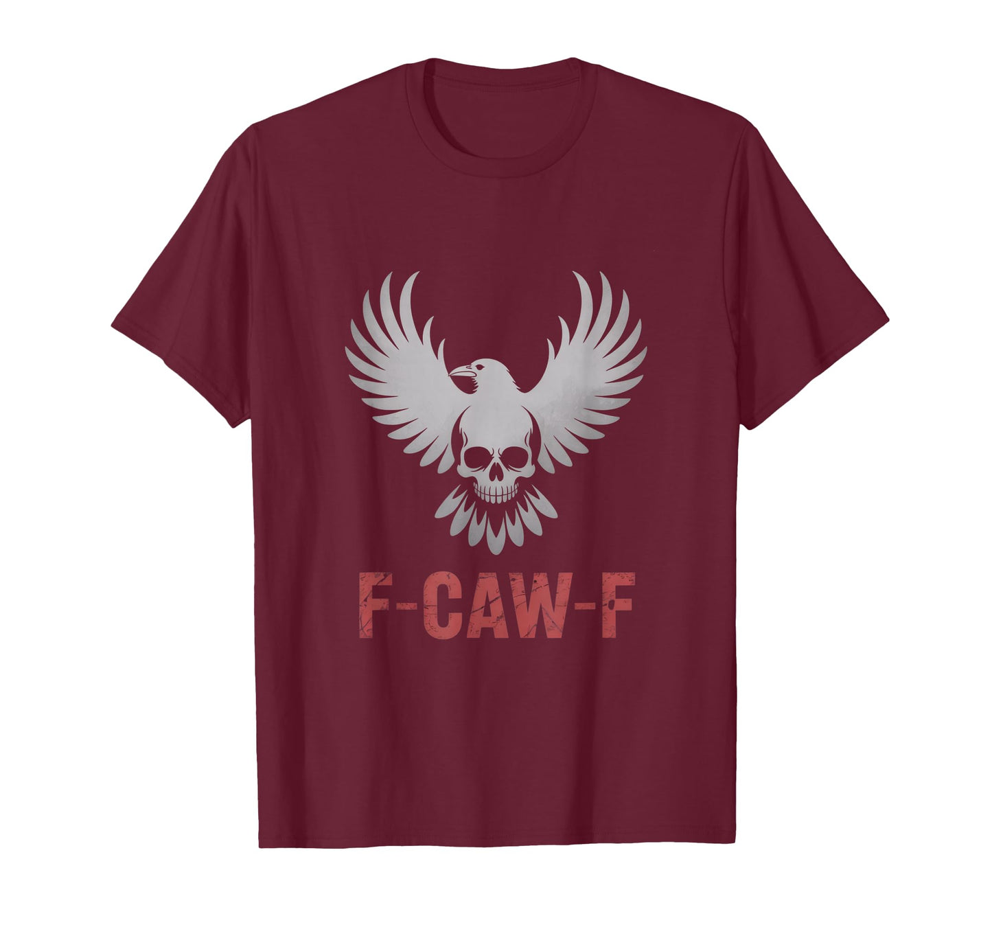 F-Caw-F Crow Funny Gothic Moon Black Bird Halloween T-Shirt