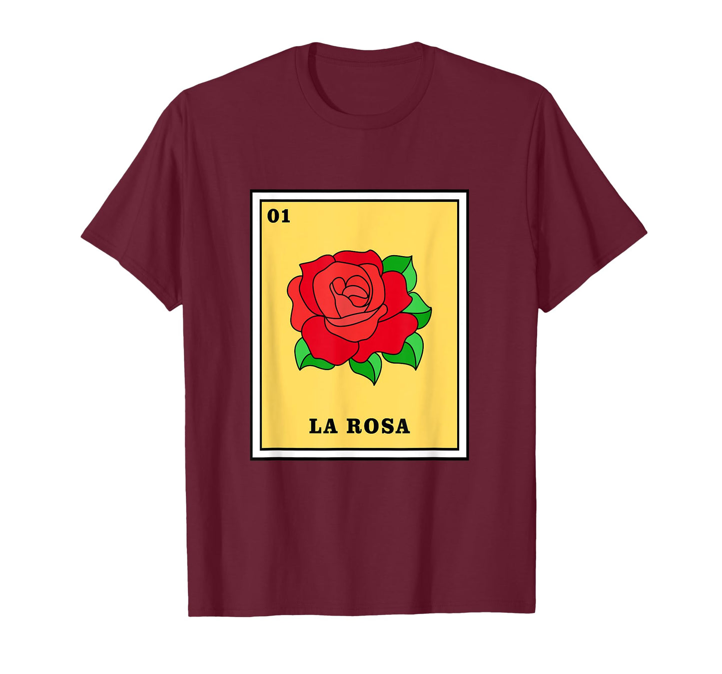 Womens Mexican Lottery Game La Rosa T-Shirt