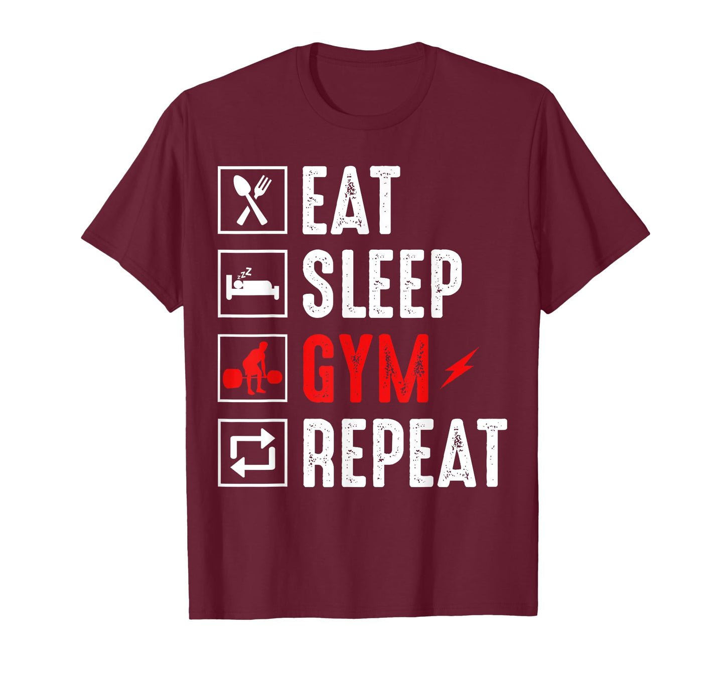 Funny Gym Workout Fitness Bodybuilding Sports Weightlifters T-Shirt