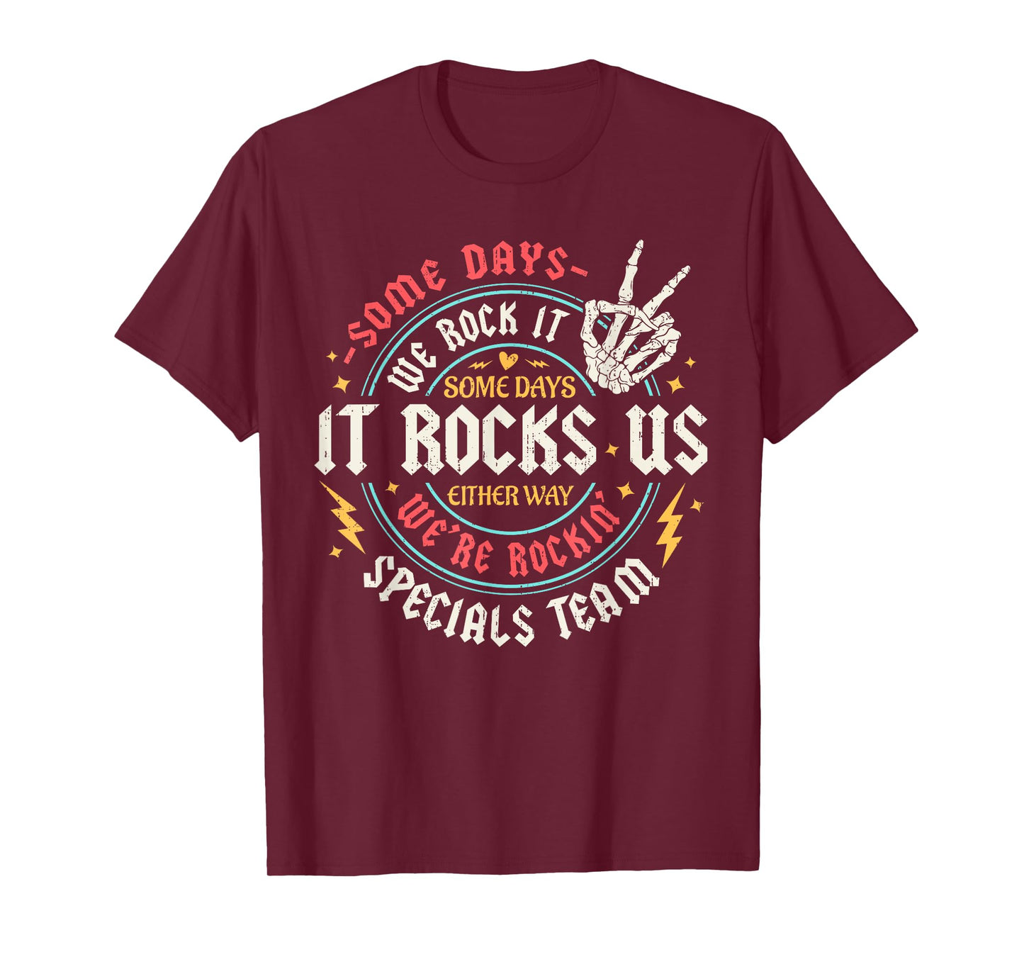 Some Days We Rock It Specials Team PE Back To School T-Shirt