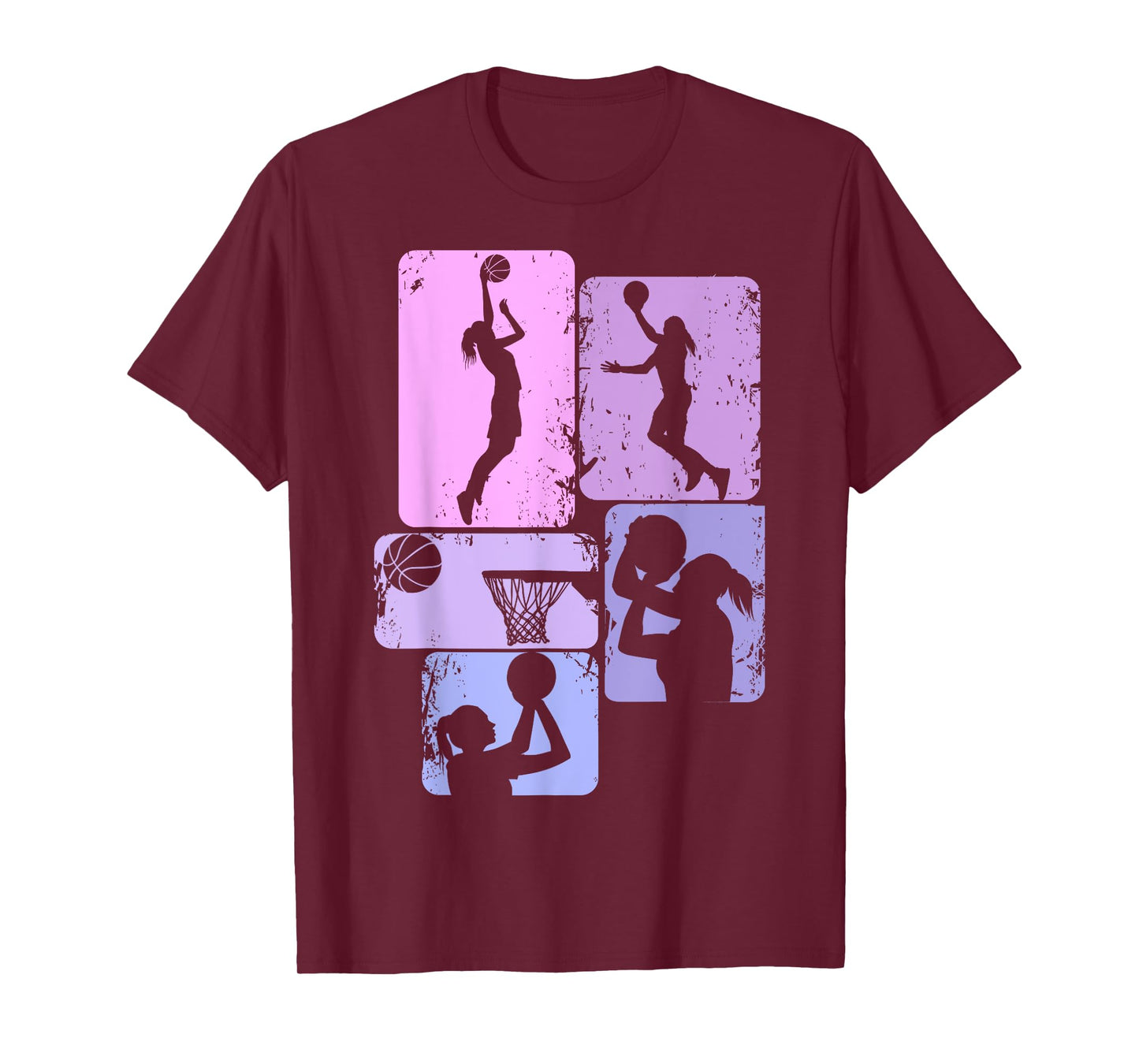 Basketball Girl Women Girls Kids T-Shirt