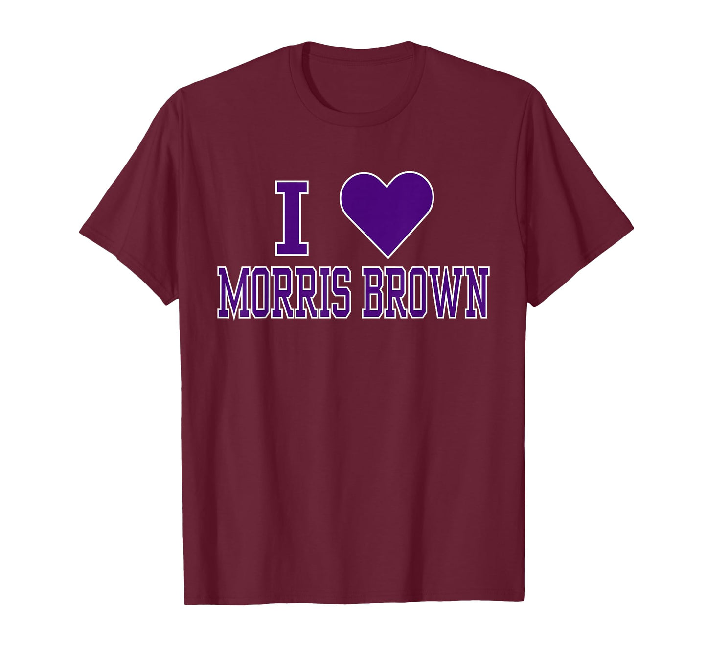 I Love Morris Brown College Apparel Sports Fan T-Shirt