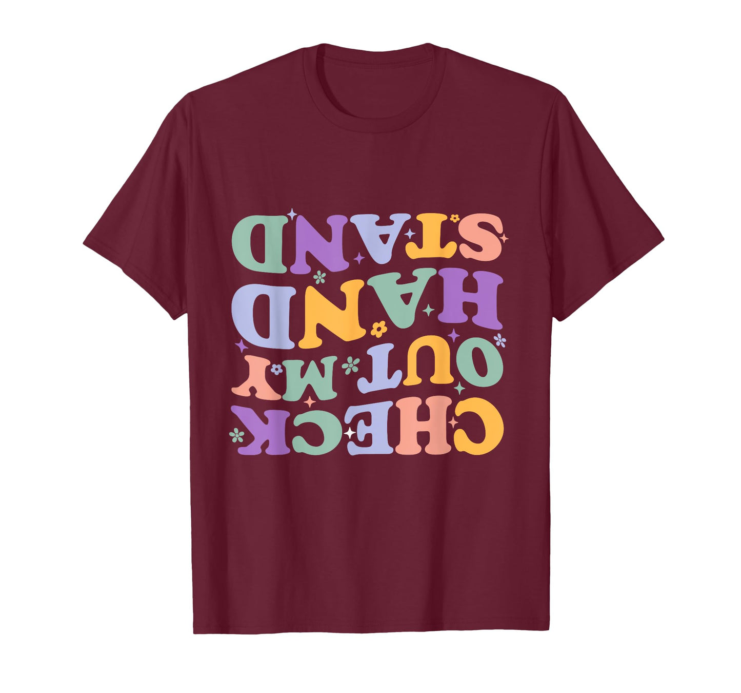 Check Out My Handstand Funny Gymnastics Lovers Girls T-Shirt