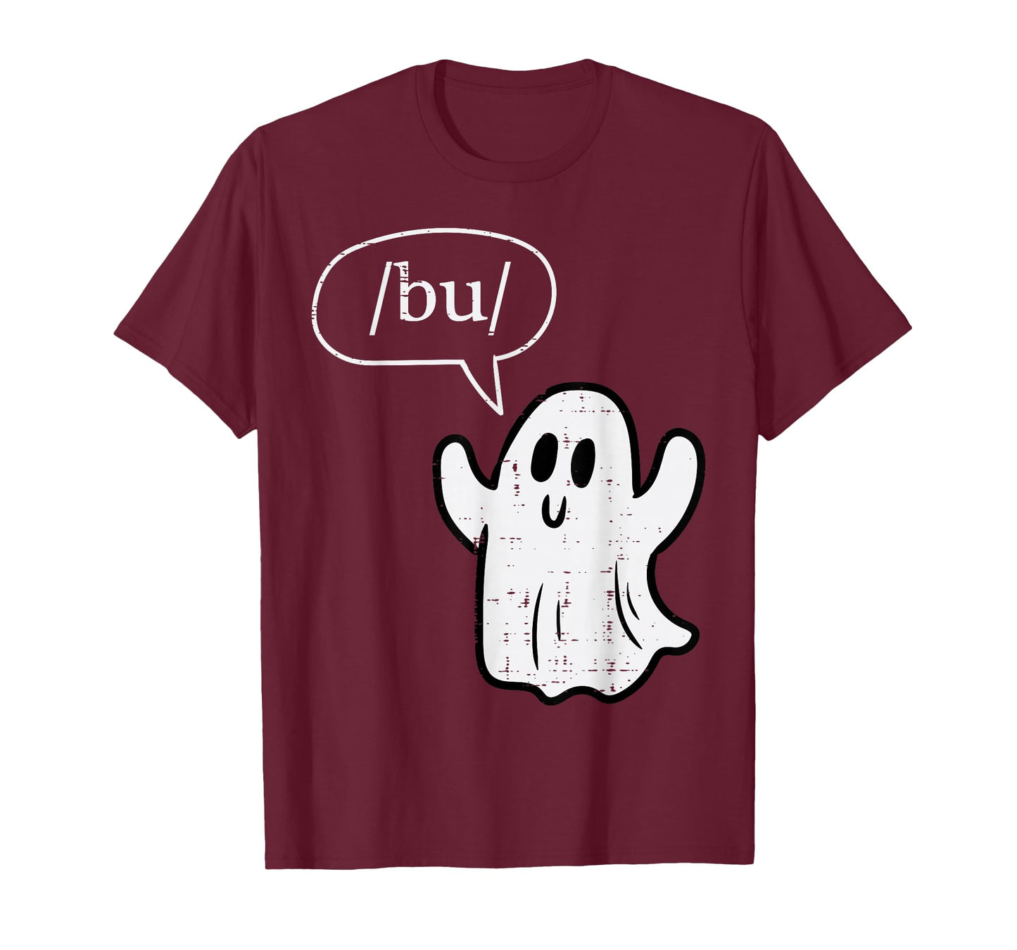 Halloween Speech Therapy Ghost Bu Boo SLP Costume Men Women T-Shirt