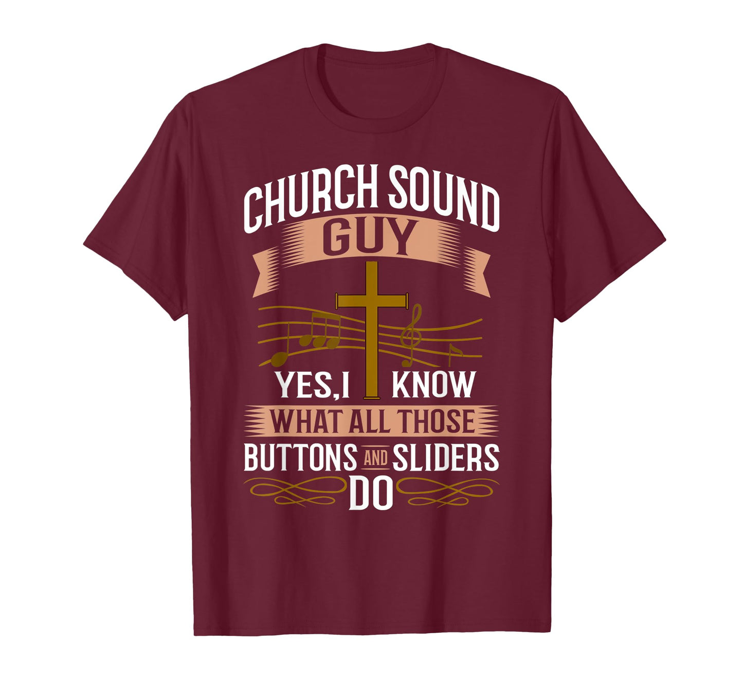 Church Sound Engineer Audio System Music Christian T-Shirt