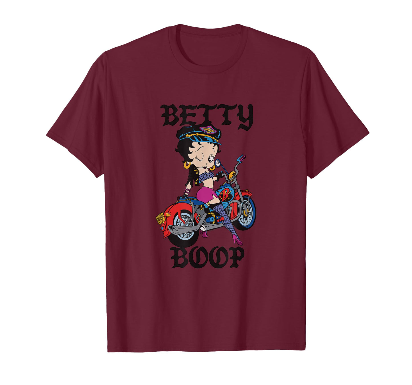 Betty Boop Sweet Vintage Biker Babe T-Shirt
