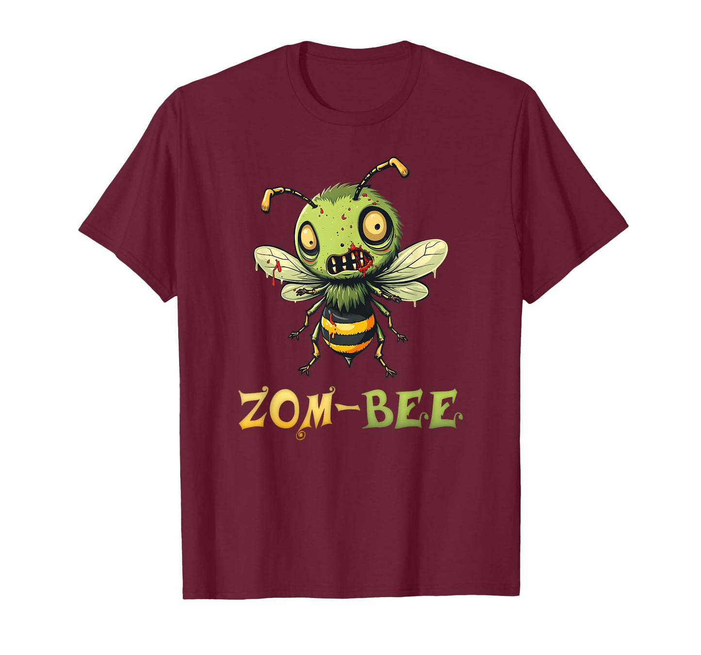 Zom-bee Adorably Creepy Funny Zombie Bee Pun T-Shirt